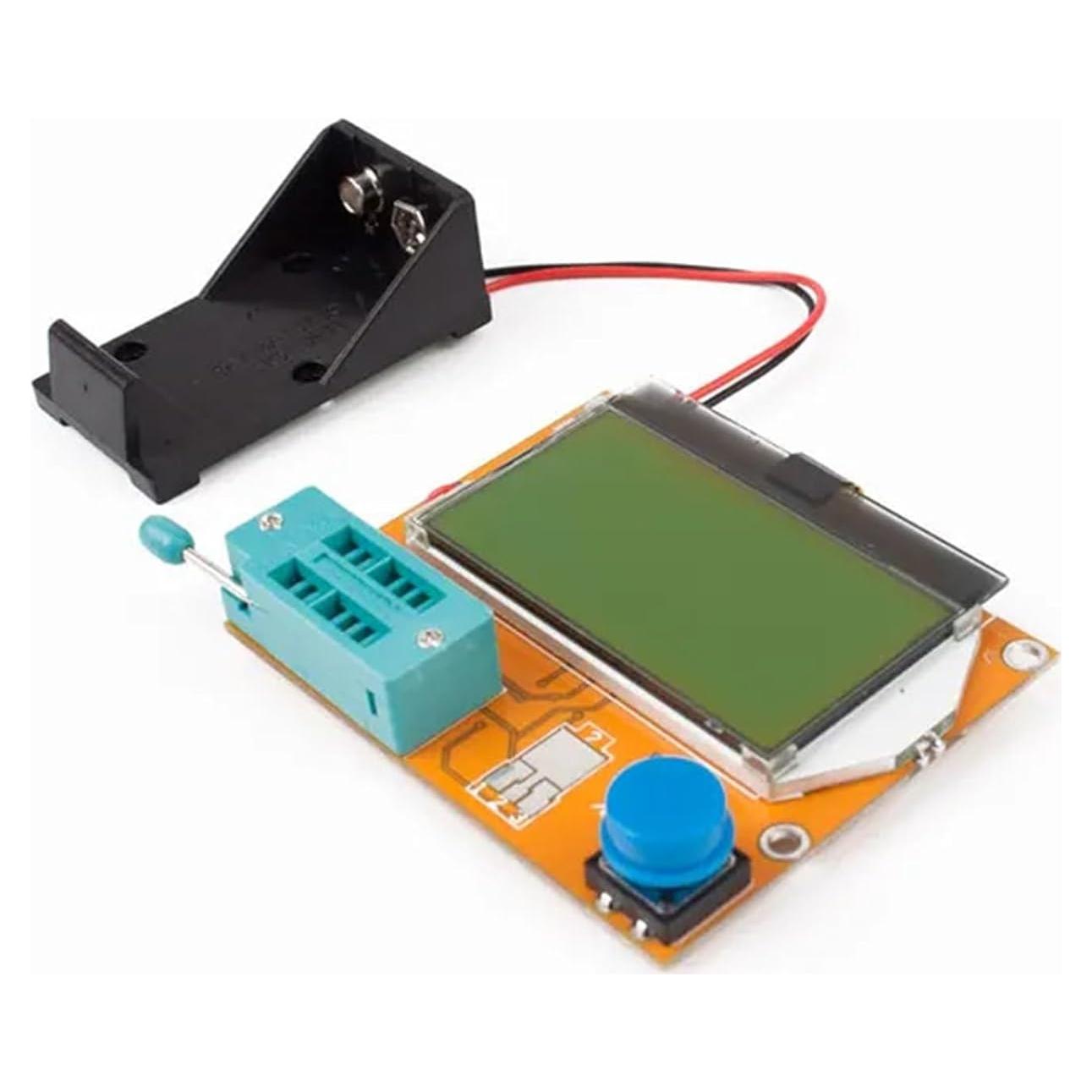 Medidor LCR Digital HUALUCK LCR-T4 para Transistores y Capacitores