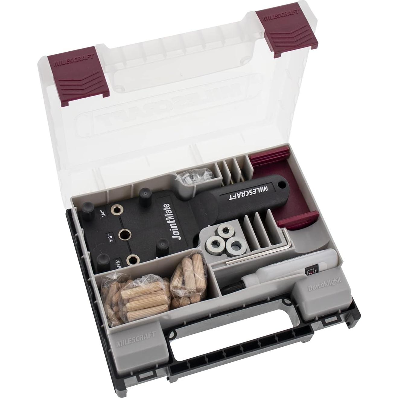 Kit Plantilla de Espigas Milescraft 1333 con Brocas y Pegamento