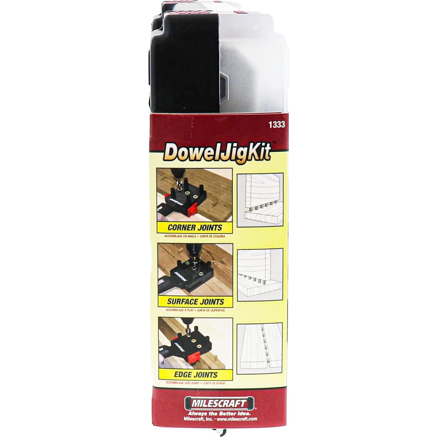 Kit Plantilla de Espigas Milescraft 1333 con Brocas y Pegamento