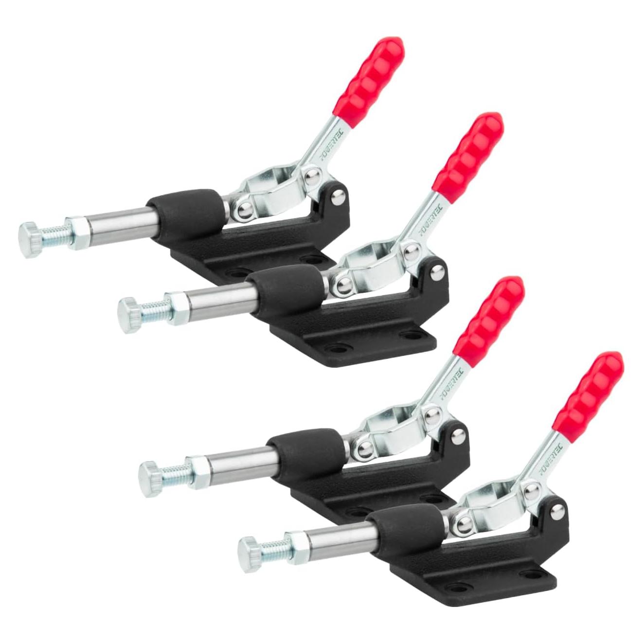 Abrazaderas de Palanca POWERTEC 4PK 305CM 227kg Hierro Dúctil