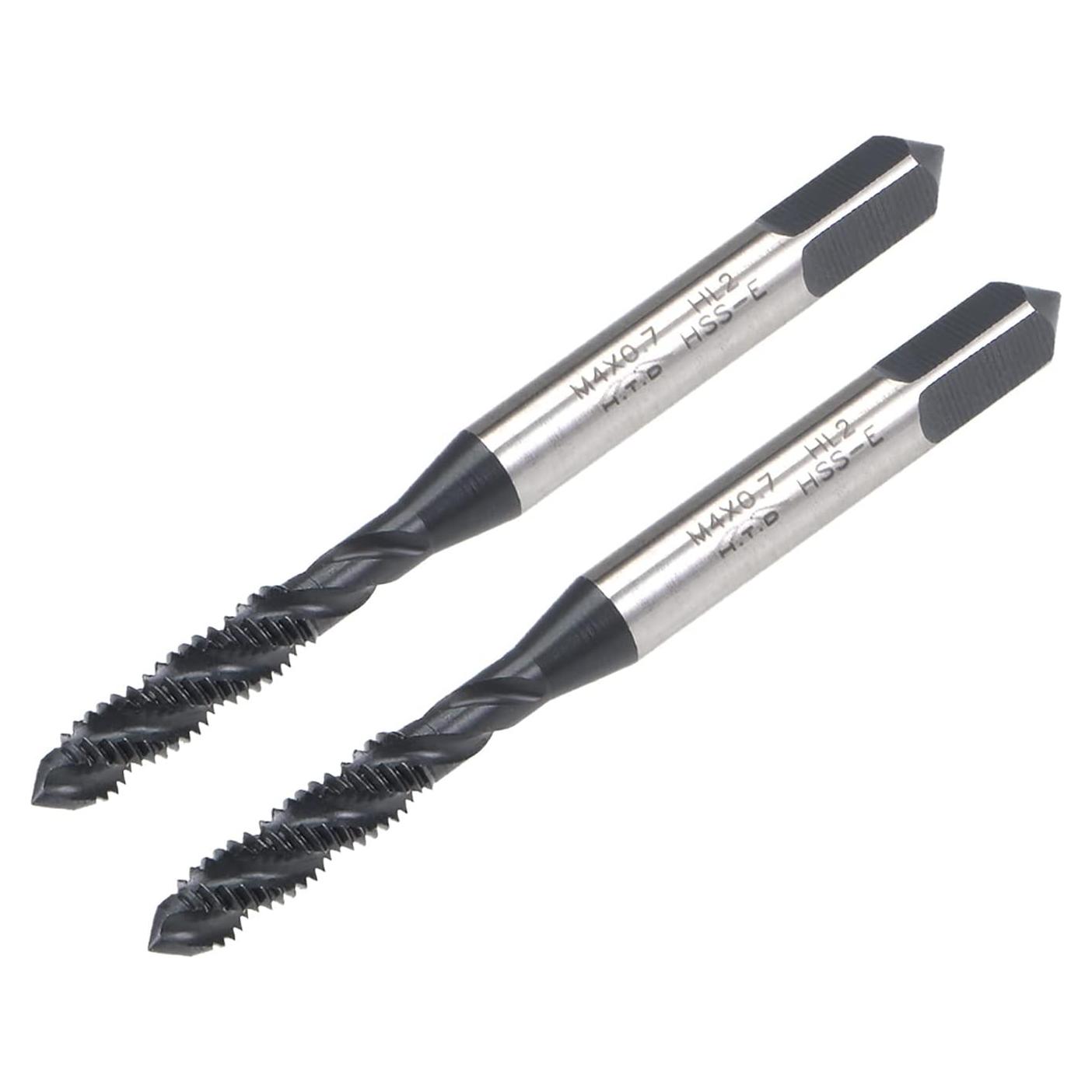 Broca de Rosca M4 x 0.7 HSS uxcell - 2 Piezas