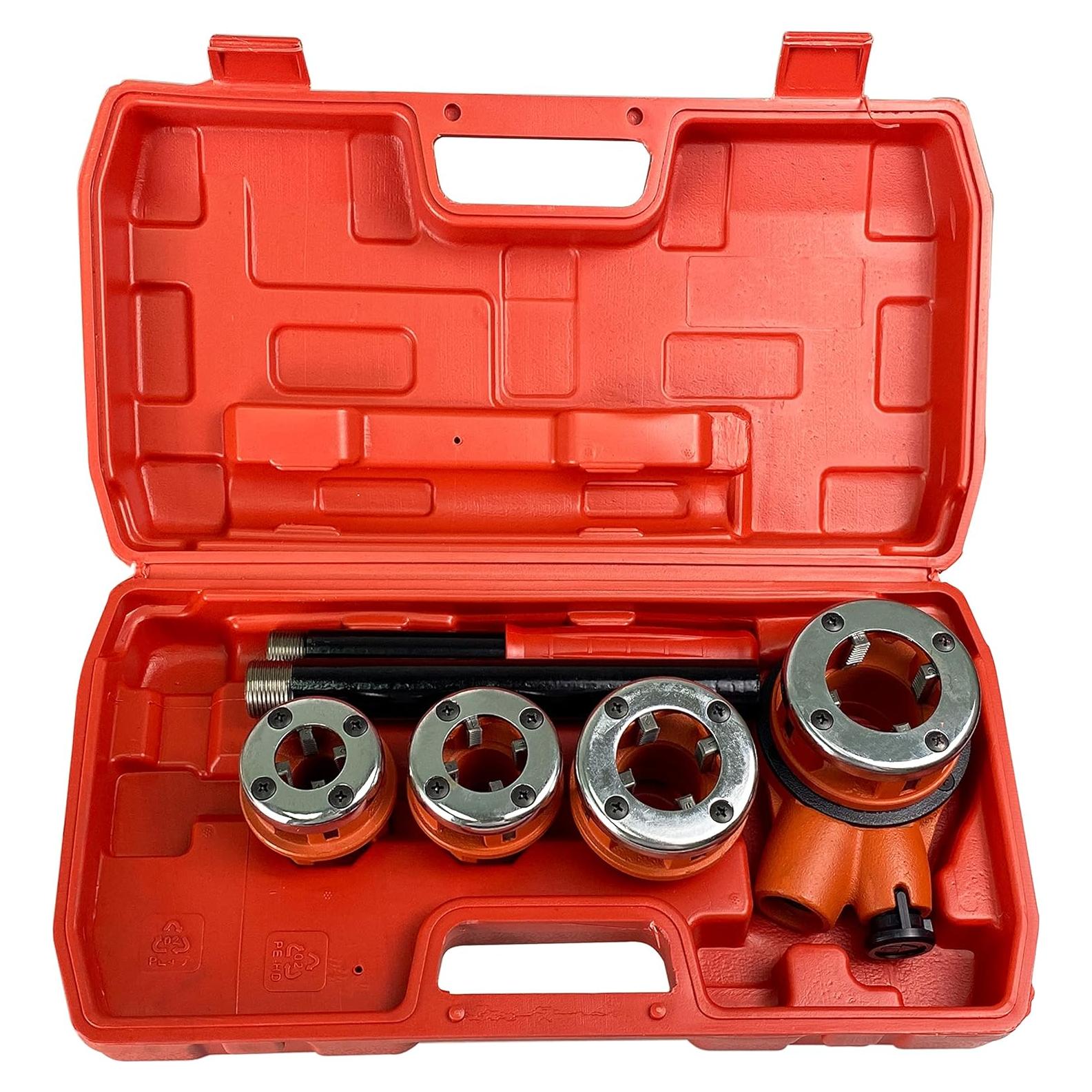 Kit de Herramientas para Roscar Tubos HFS con 4 Troqueles