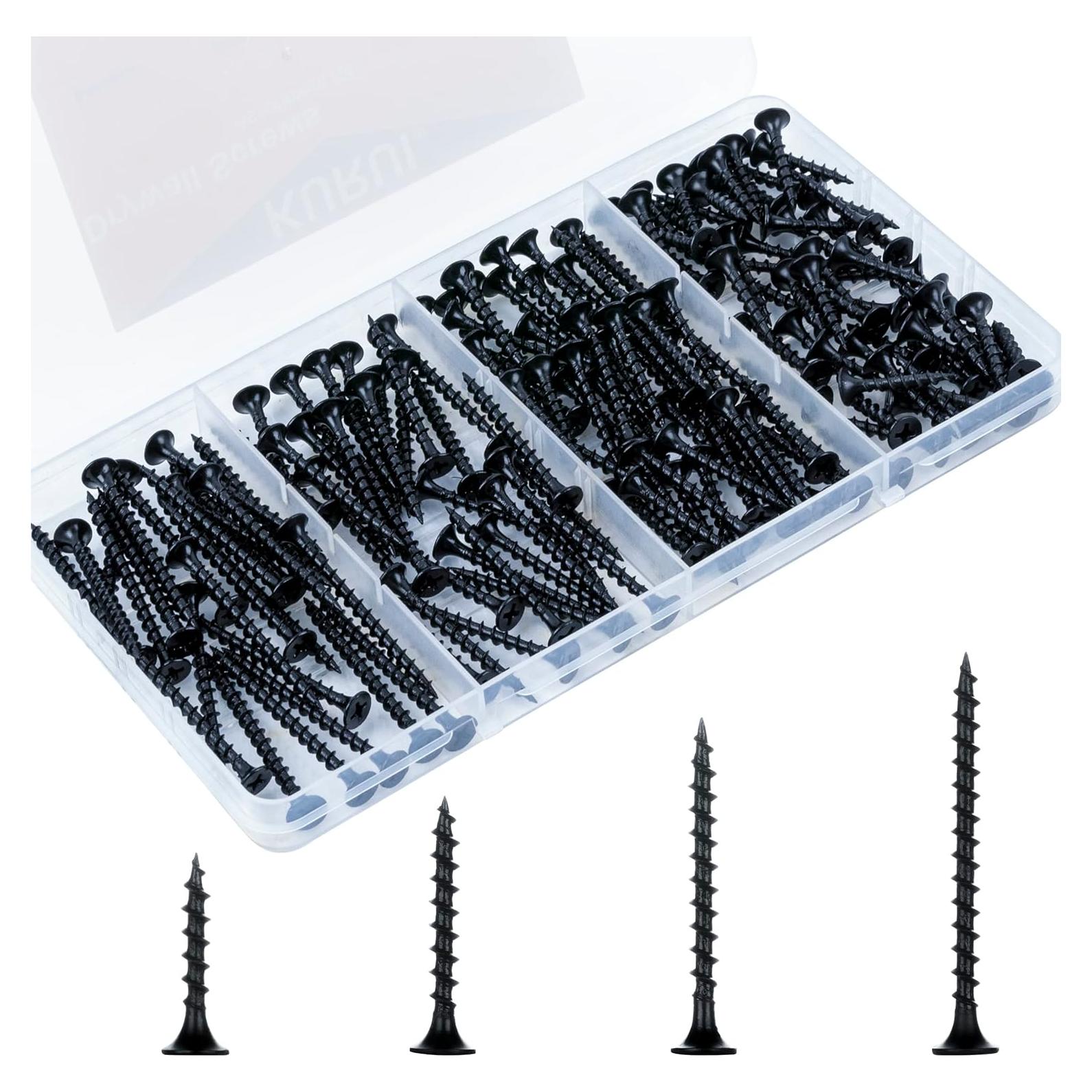 KURUI Kit de Tornillos para Paneles de Yeso 165 Piezas