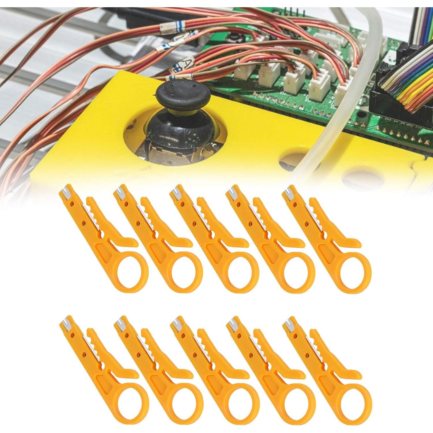 Mini Pelacables Tnfeeon 10 Pcs para Cables CAT-5, CAT-5e, CAT-6