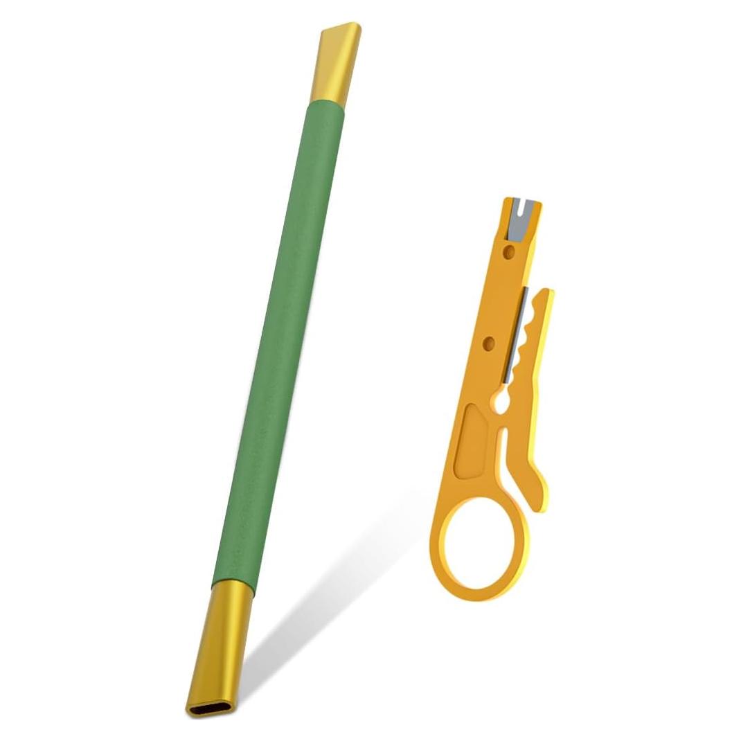 Desgarrador de Cables de Red ZOERAX Mini Verde CAT5/CAT6/CAT7