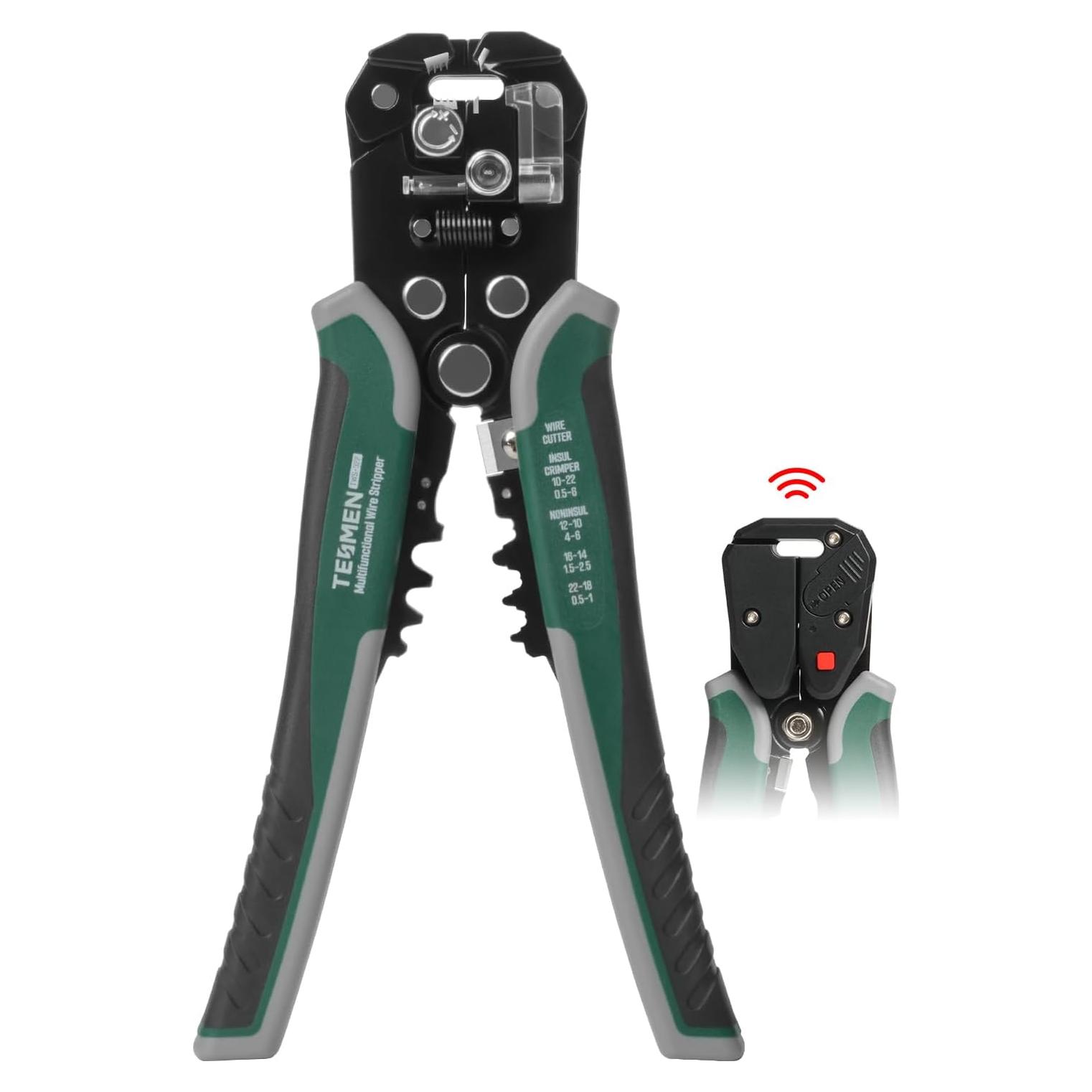 Pelacables Automático TESMEN TWS-322 4-en-1 con Detección de Voltaje