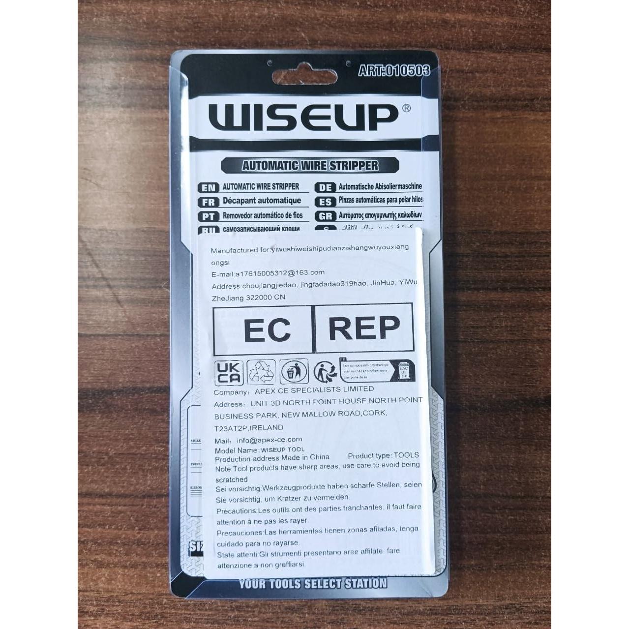 WISEUP Destripador y Cortador de Cables Automático 2 en 1 20mm