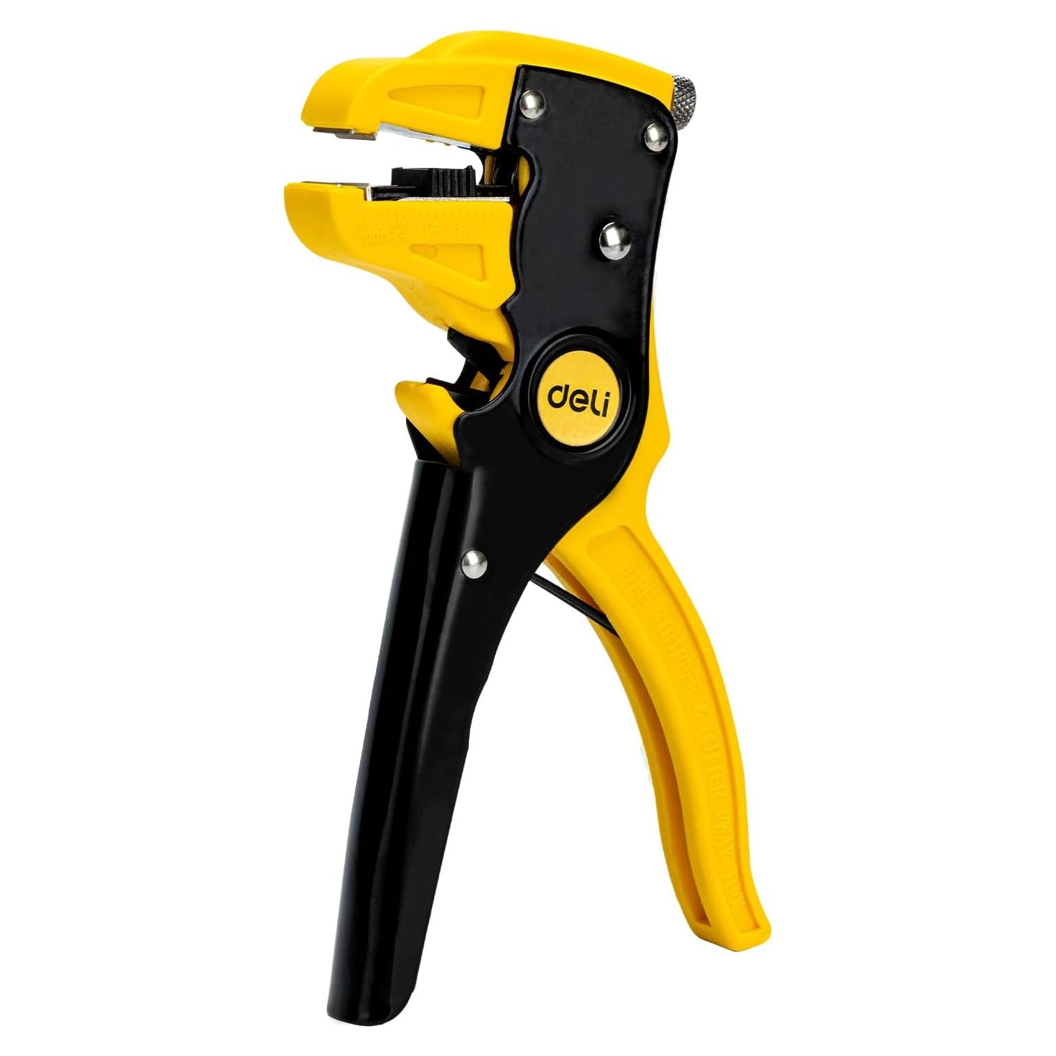 Destripador Automático Deli para Cables 10-24 AWG Ergonómico