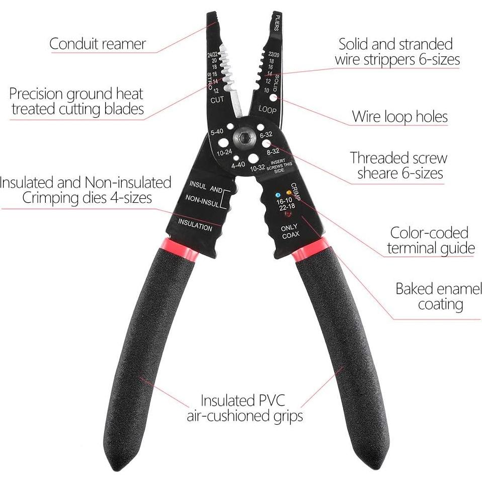 Multi-Herramienta Desforradora de Cables Solsop 20 cm