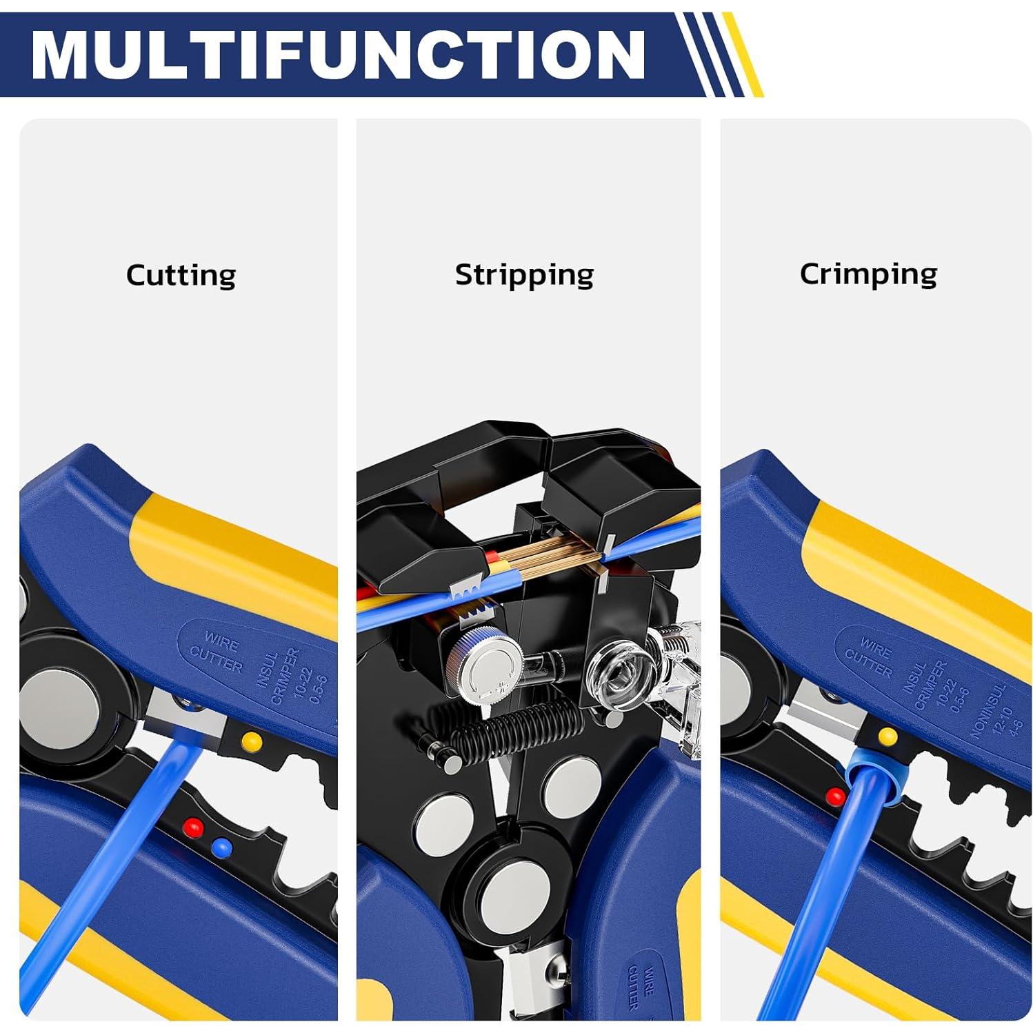 Kit de Pelacables Automático Haisstronica 201PCS - AWG 24-10