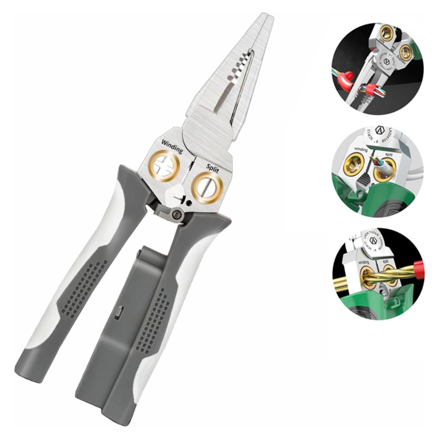 Pelacables 7-en-1 Boxonly WS03, acero inoxidable, 300g