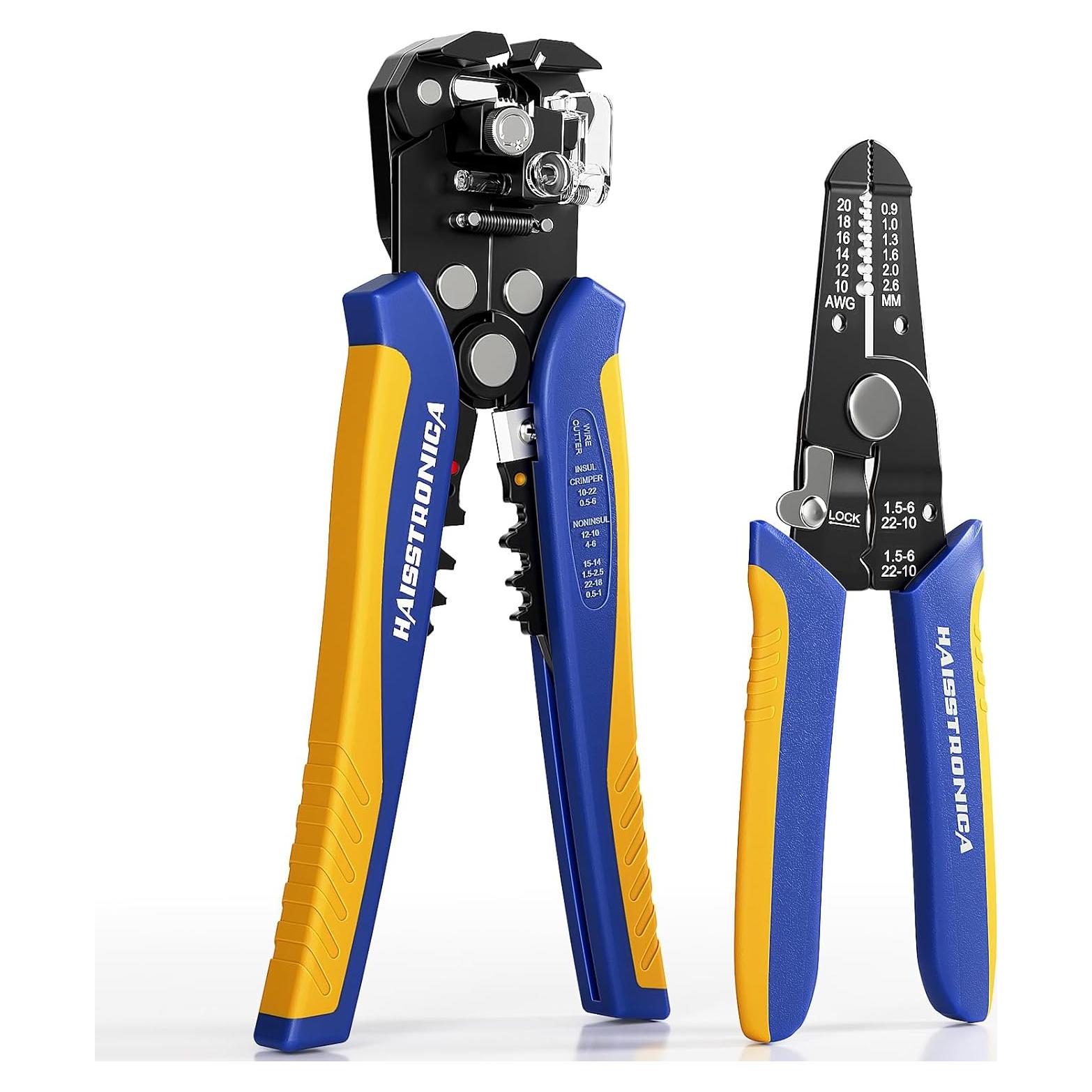 Juego de Herramientas Pelacables haisstronica 10-24 AWG Manual y Automático