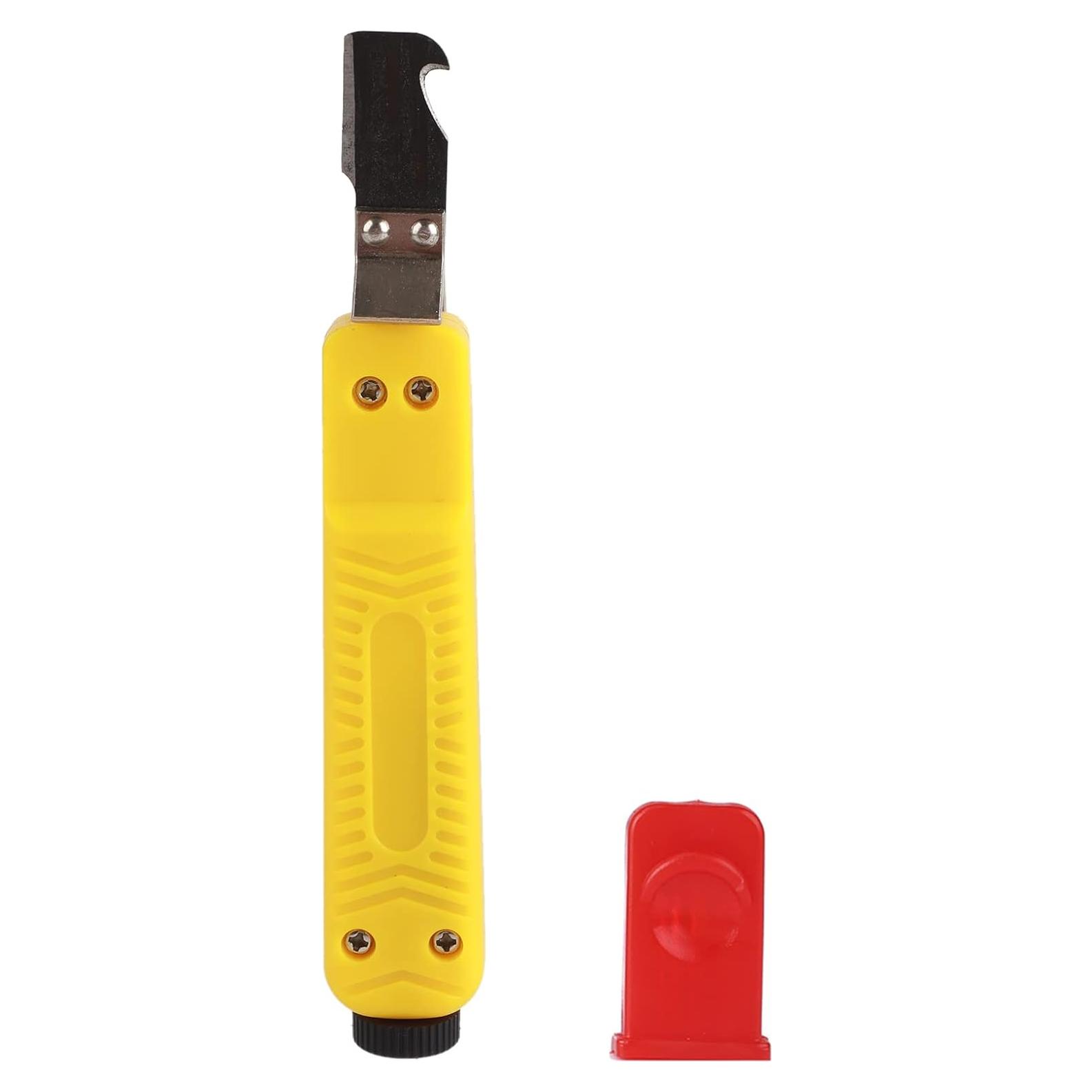 Desforradora de Alambre Walfront Amarilla 8-28mm Acero