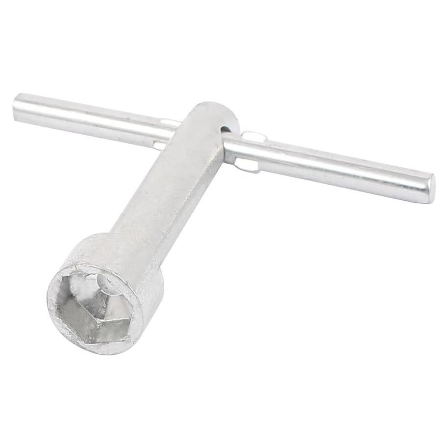 Llave en T uxcell 10mm Hexagonal para Tuercas Profundas