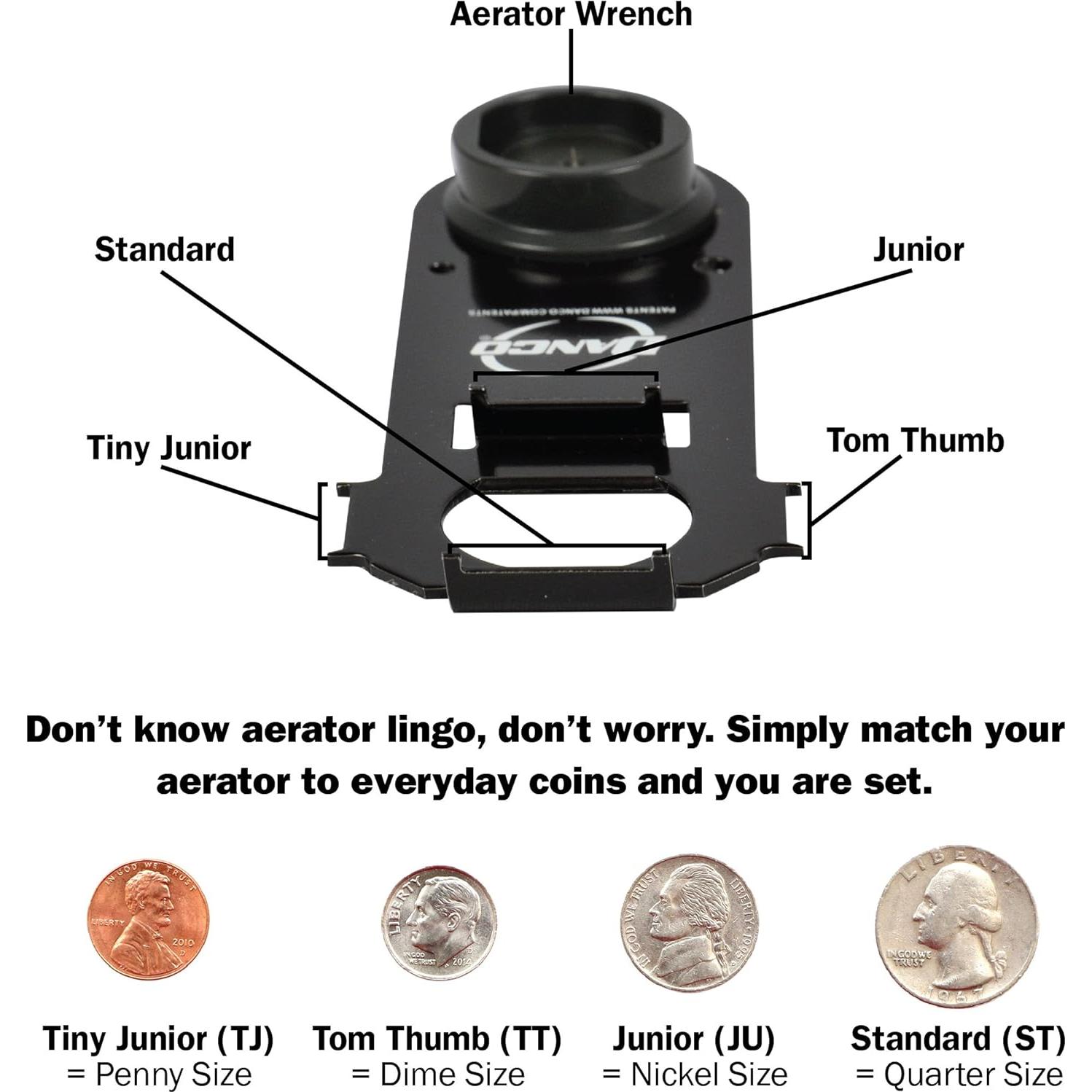 Llave de Aireador Multiusos Danco 10909, Negra, 12.39 cm