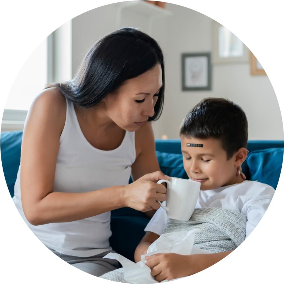 Tiras de termómetro desechables Temp-N-Toss - 6 unidades