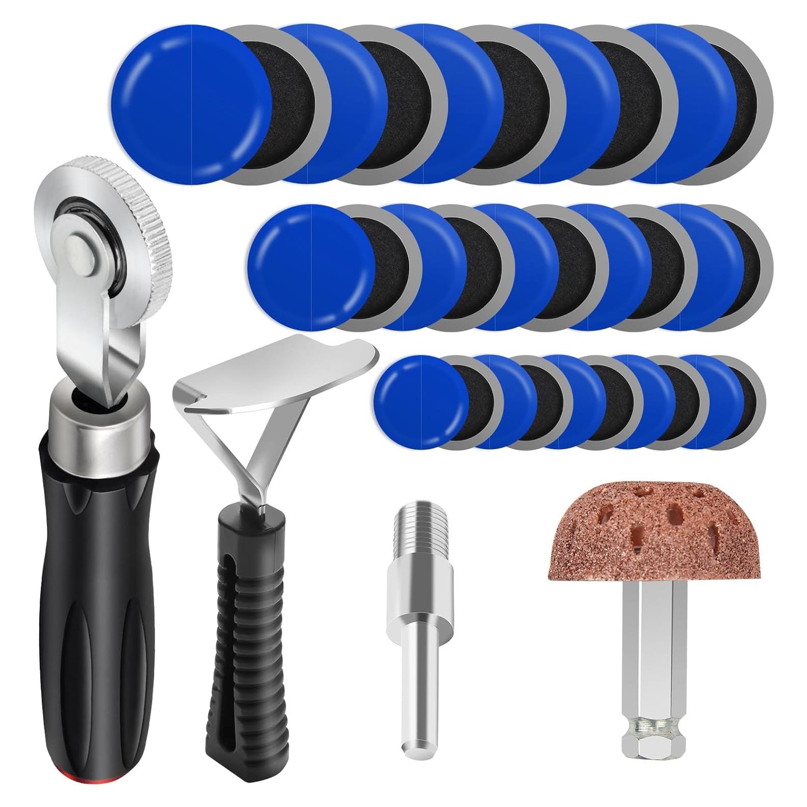 Kit de Reparación de Neumáticos Anglekai 30 Parches 32-58mm