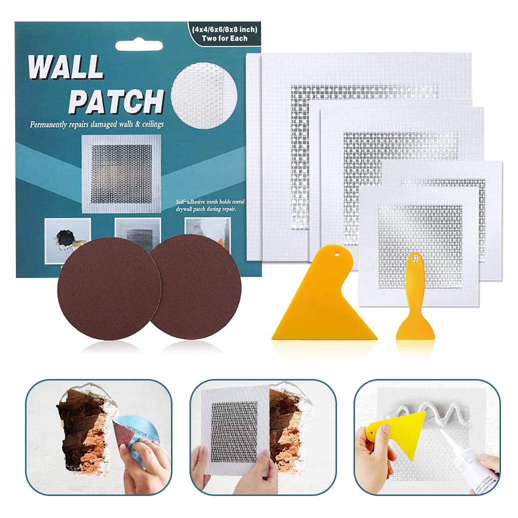 Kit de Reparación de Paneles de Yeso Tahikem 6 Pcs 4-6-8"