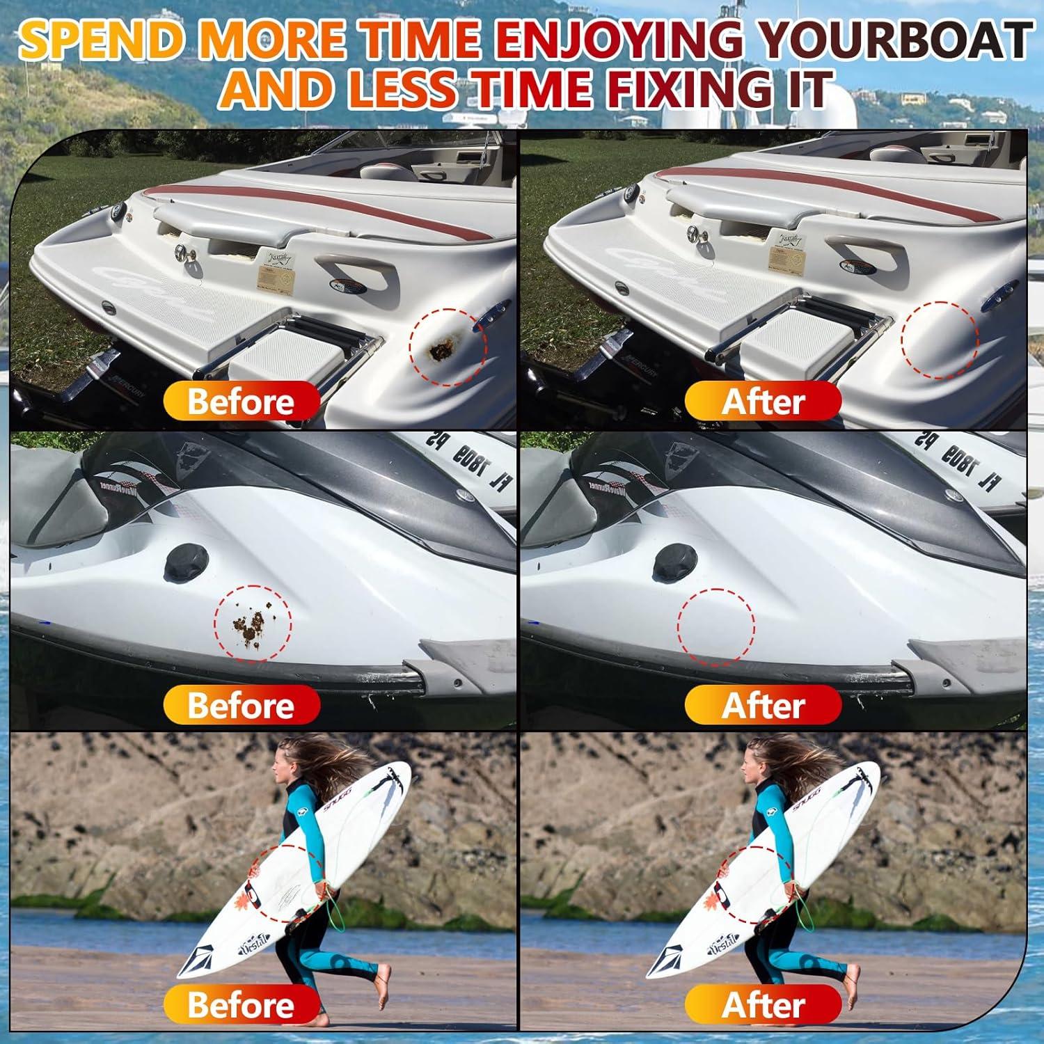 Kit de Reparación de Fibra de Vidrio Marino Mallbaola 100ml