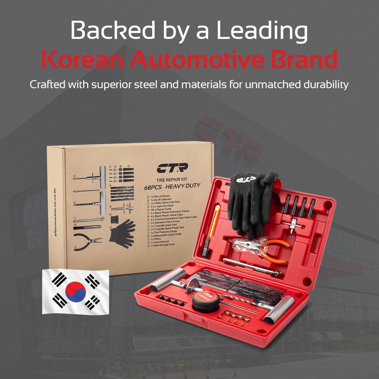 Kit de Reparación de Neumáticos CTR GE0001 - 68 Piezas