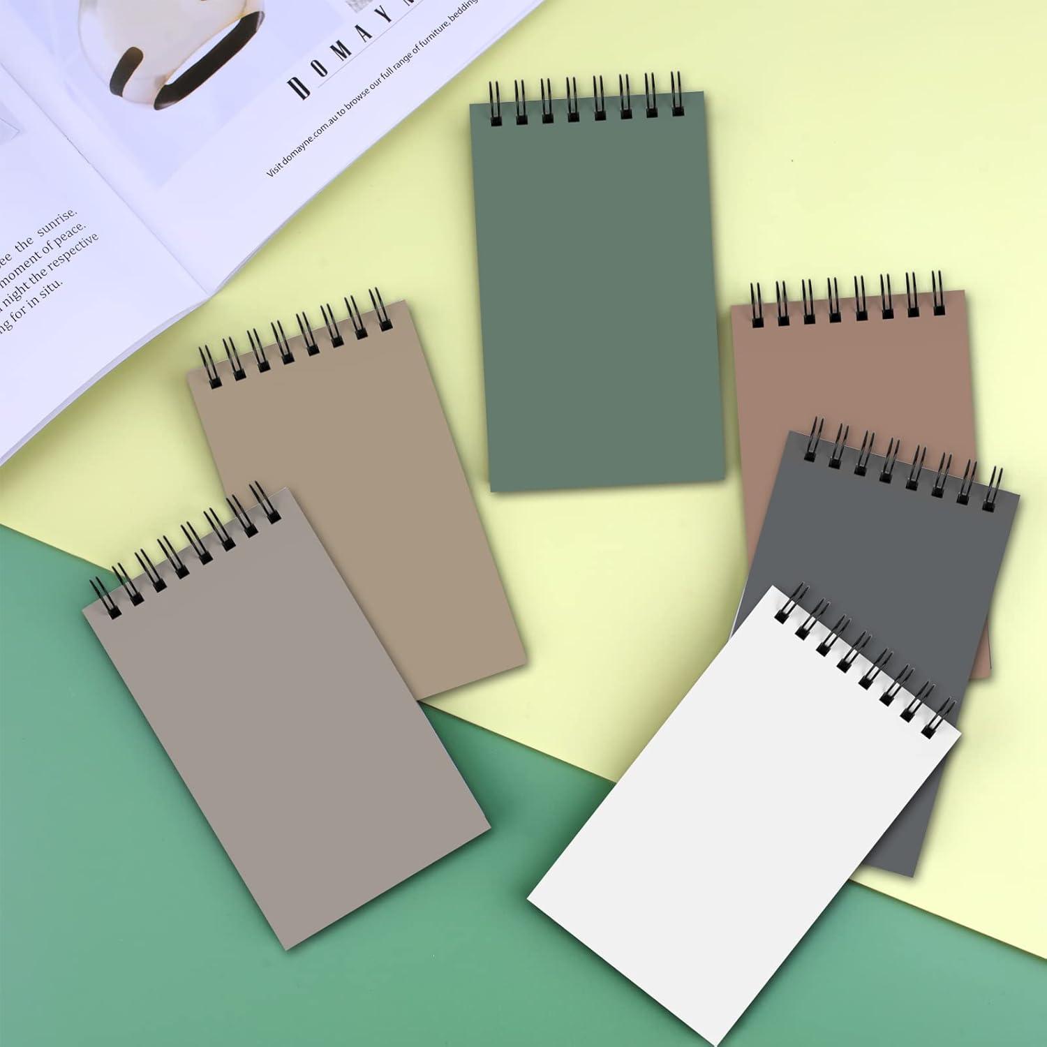 Cuadernos Espiral Utron 6 Pcs 7.62x12.7 cm Oficina