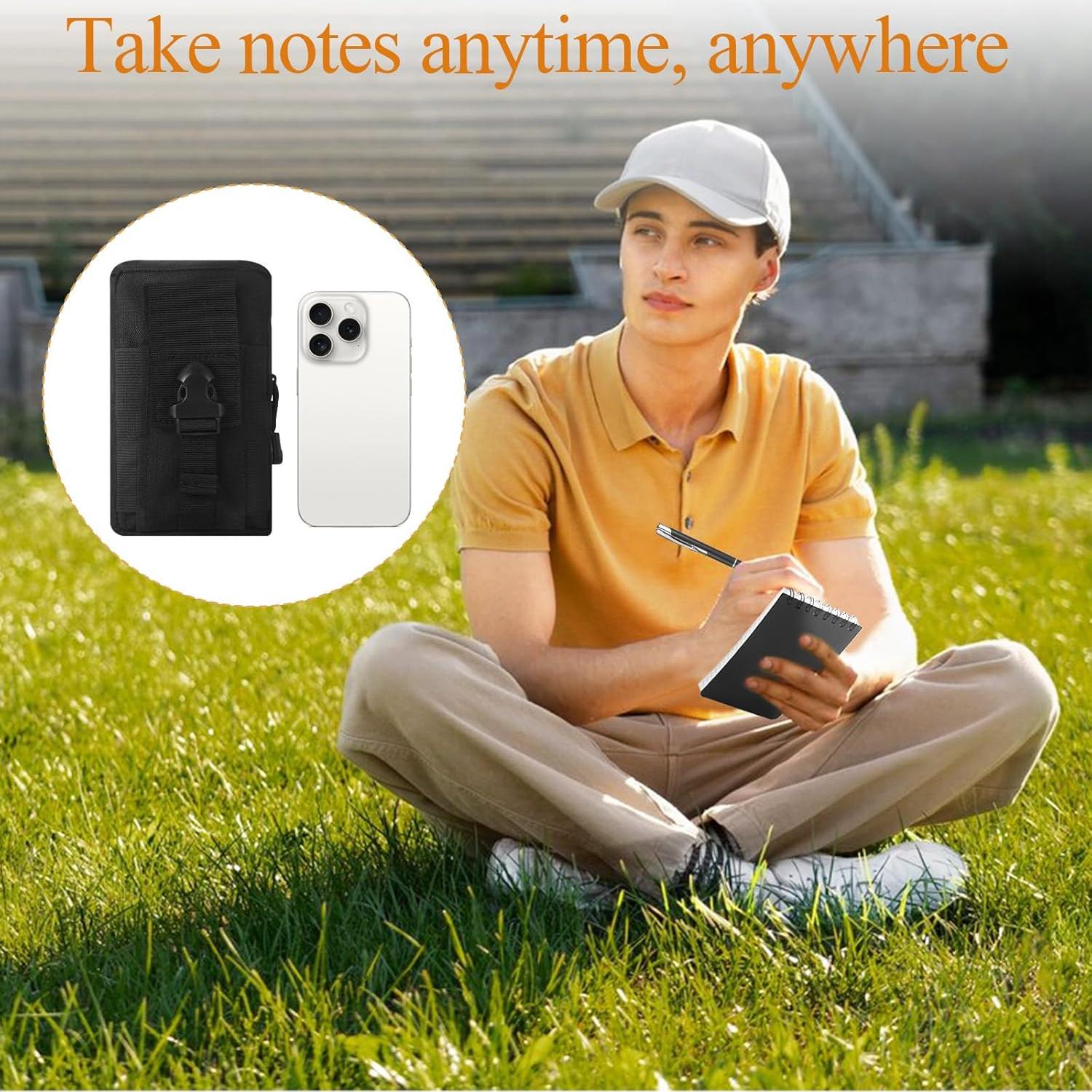 Set de Cuadernos Impermeables Qiuruoo 3 Pcs + 2 Bolígrafos