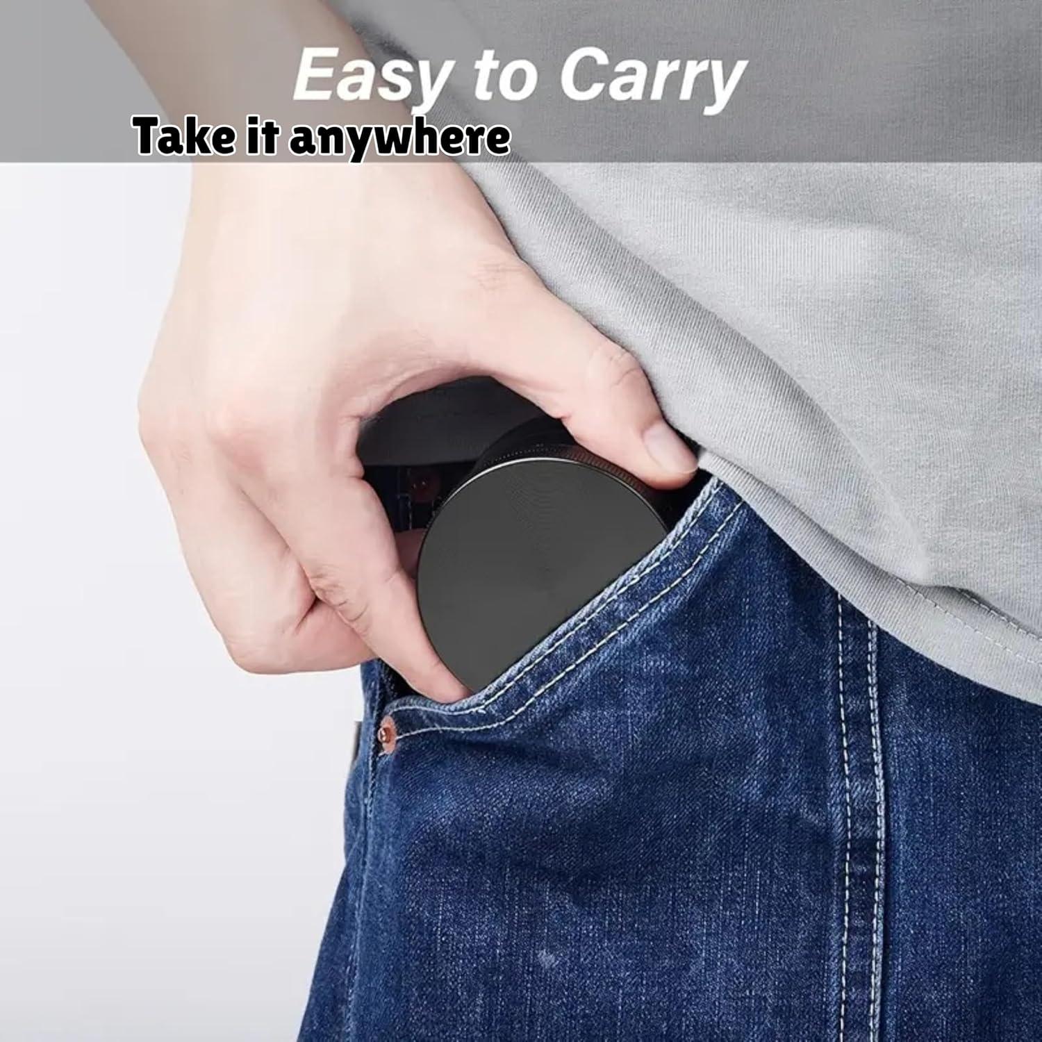 Molino de Especias Manual BrapWrap 5.08 cm Negro Zinc