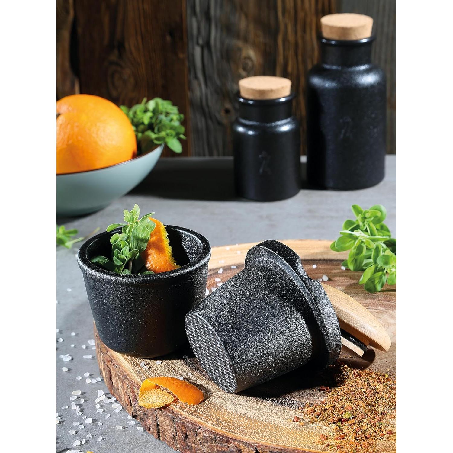 Molinillo de Especias Zassenhaus de Hierro Fundido 8.9 cm Negro