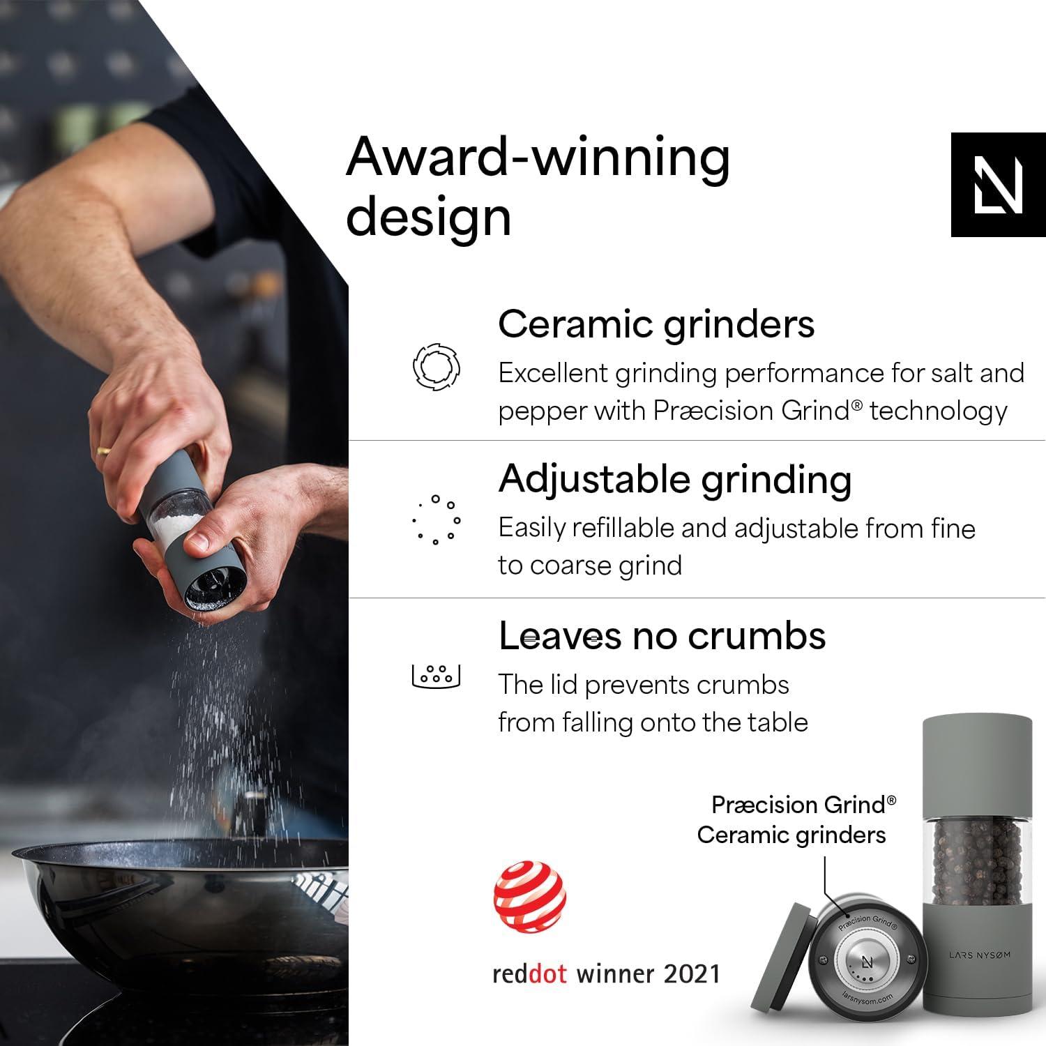 Juego de Molinillos de Sal y Pimienta LARS NYSØM 2 Piezas