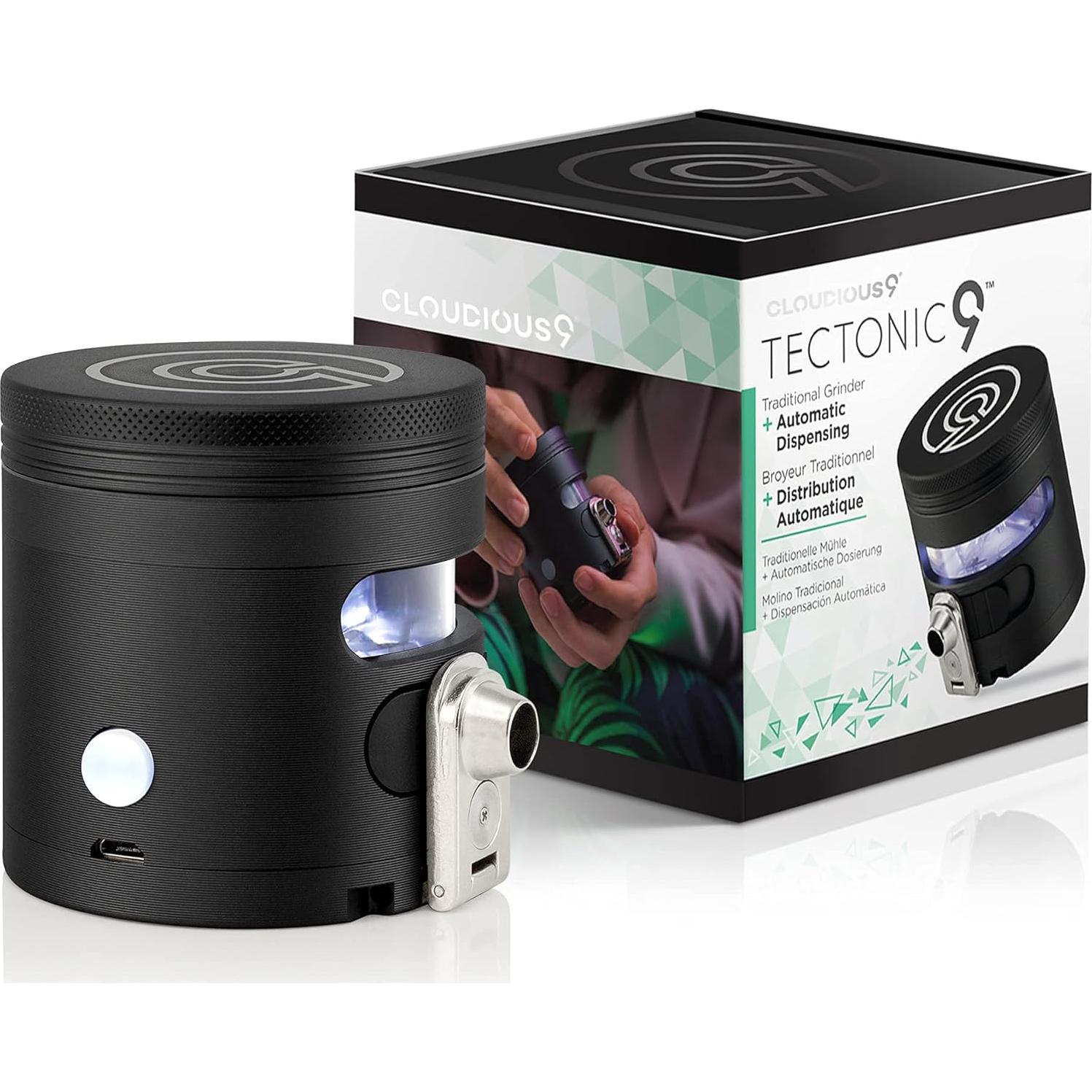 Molinillo Manual Cloudious9 Tectonic9 con Dispensación Automática