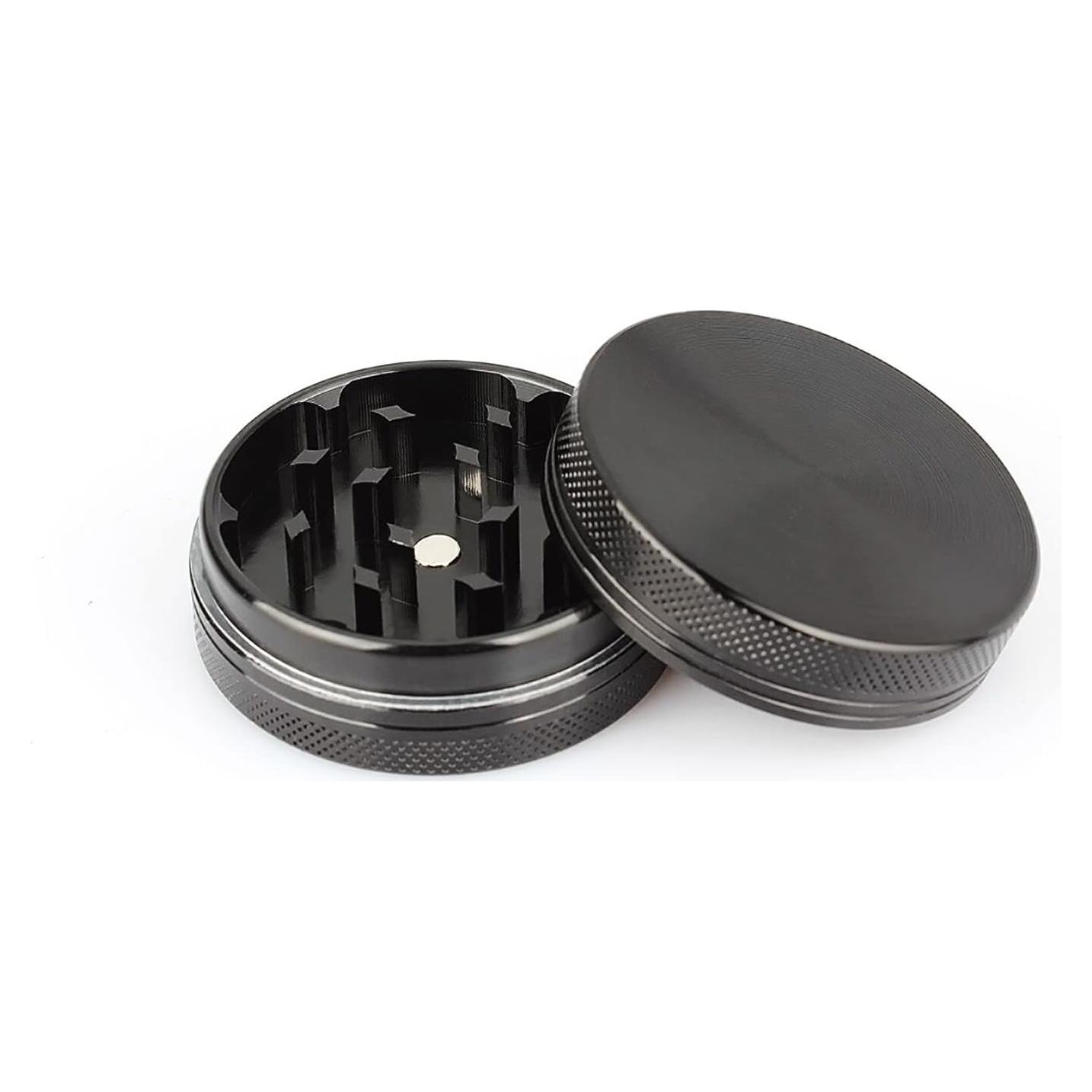 Molino de Especias Manual HOMVIDA 5.08 cm Aluminio Negro