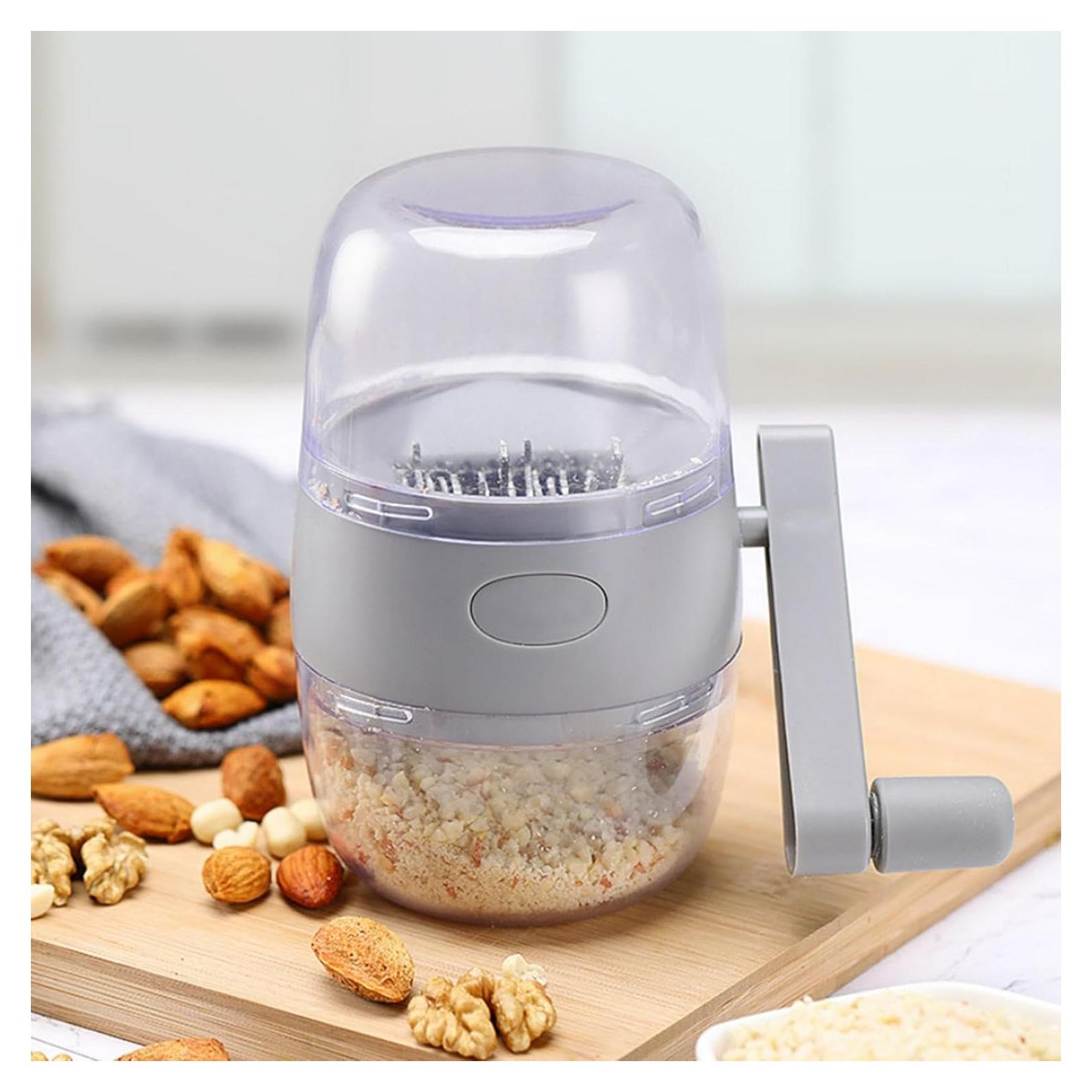 Picador de Nueces Manual Bibabala Gris, Cortador de Alimentos