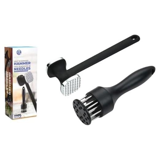 Juego de 2 Ablandadores de Carne Yangjiang RMT1000 - Martillo y Aguja