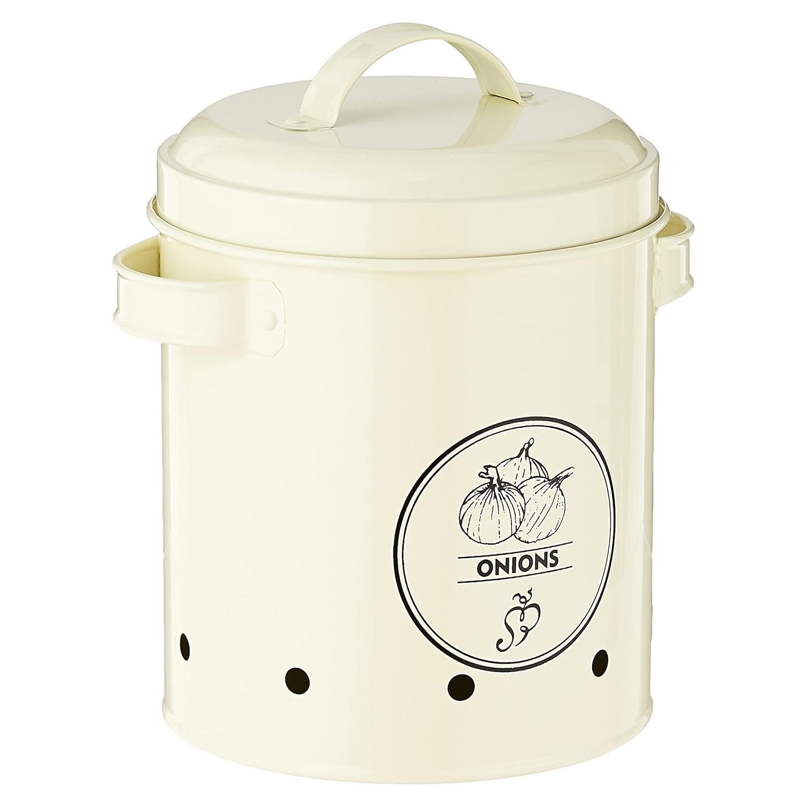 Lata de Almacenamiento de Cebollas Esschert Design 1.93L