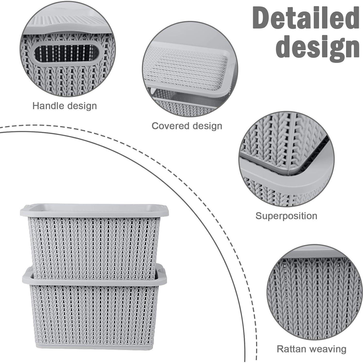 Cestas de Almacenamiento Yomjarl con Tapa para Cebollas y Papas