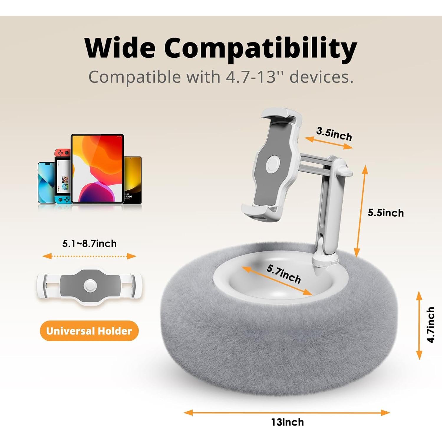 Soporte de Almohada para Tabletas SupeDesk LD-209Z Gris