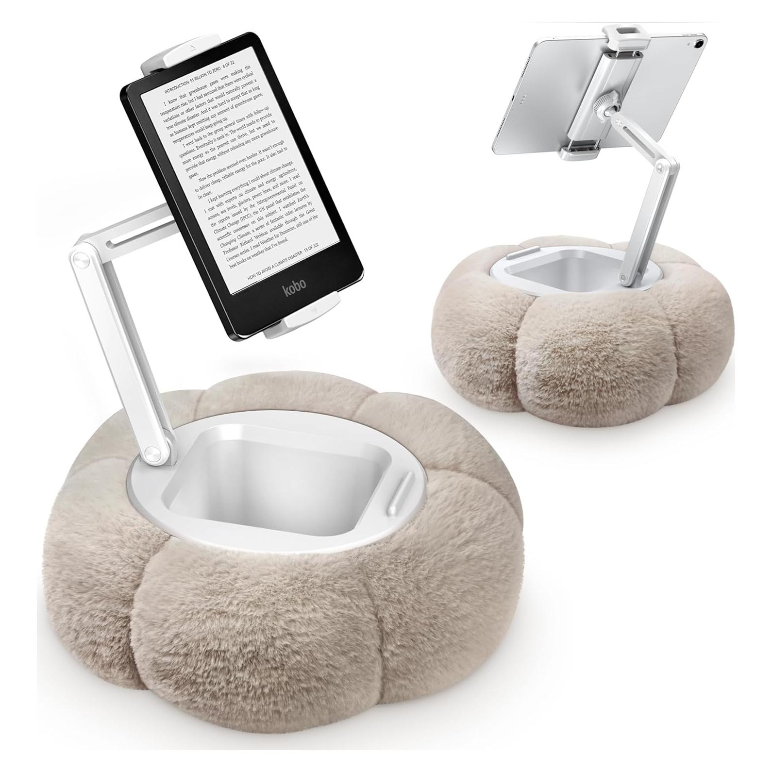 Soporte de Almohada CreaDream para Tablet y Teléfono Caqui