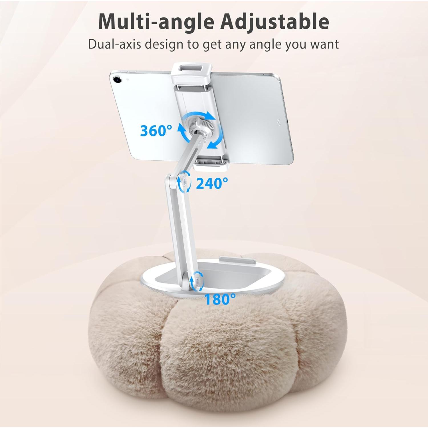 Soporte de Almohada CreaDream para Tablet y Teléfono Caqui