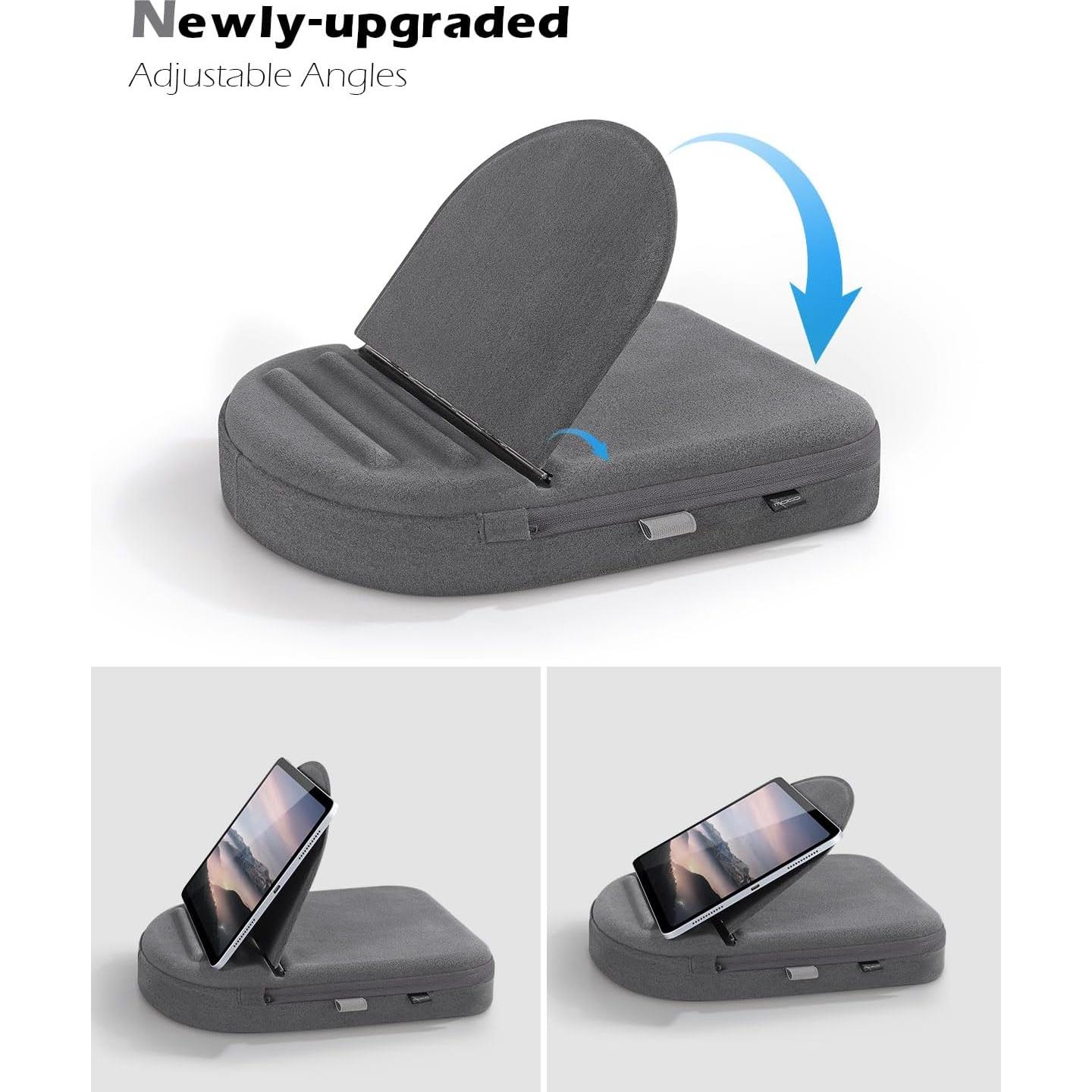 Soporte de Almohada para Tableta MoKo Gris - Ajustable 11"