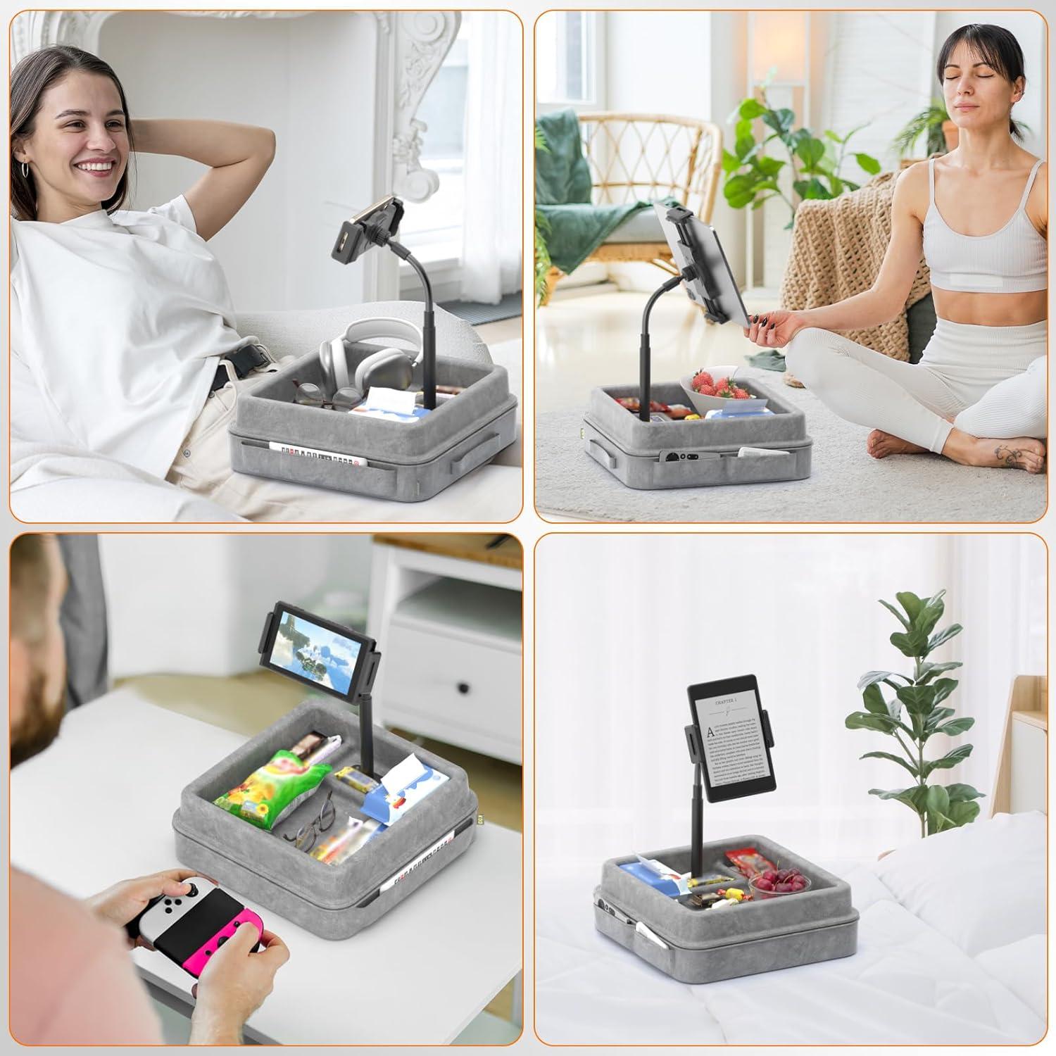 Soporte de Almohada para Tableta KDD - Ajustable 360° - Compatible con iPad y Teléfonos