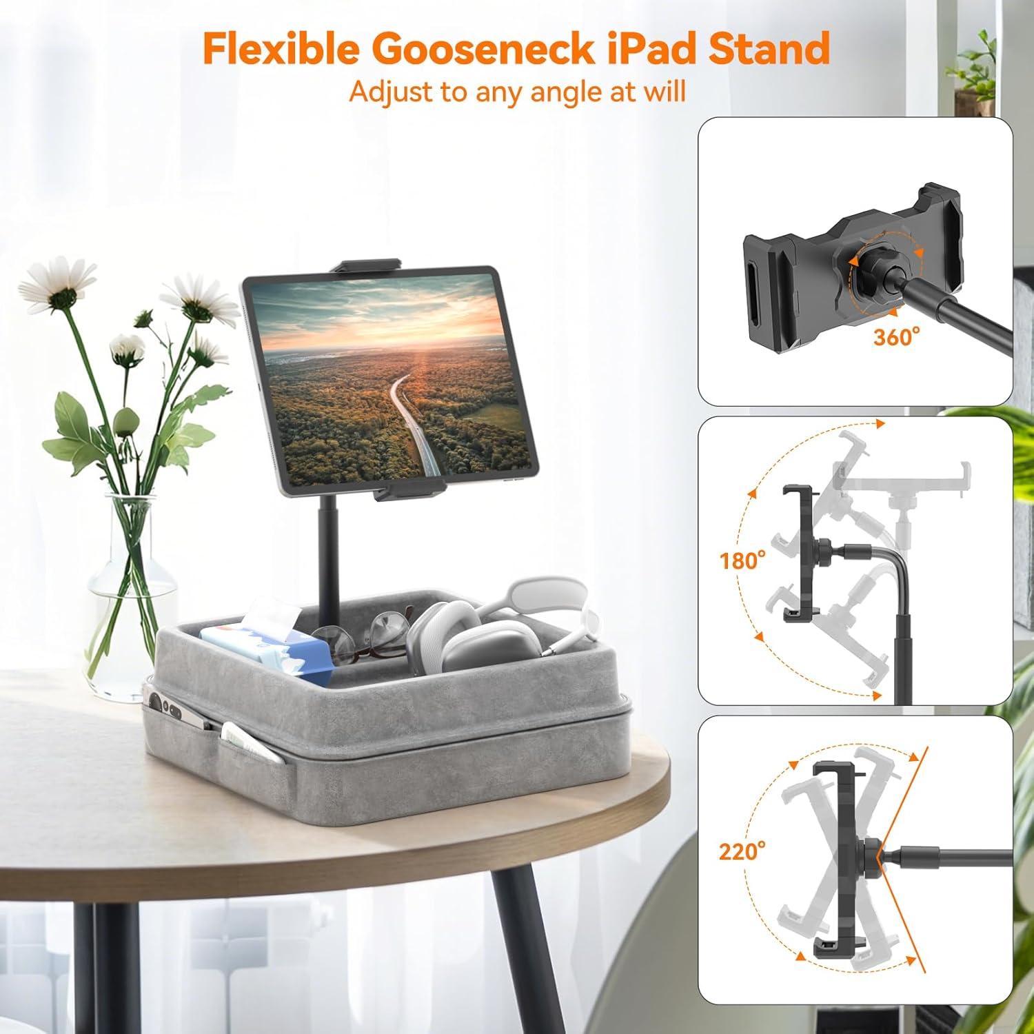 Soporte de Almohada para Tableta KDD - Ajustable 360° - Compatible con iPad y Teléfonos
