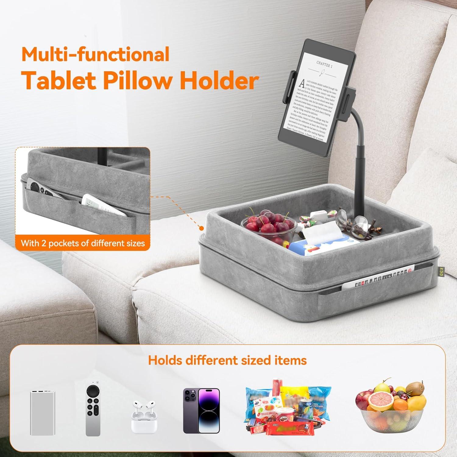 Soporte de Almohada para Tableta KDD - Ajustable 360° - Compatible con iPad y Teléfonos