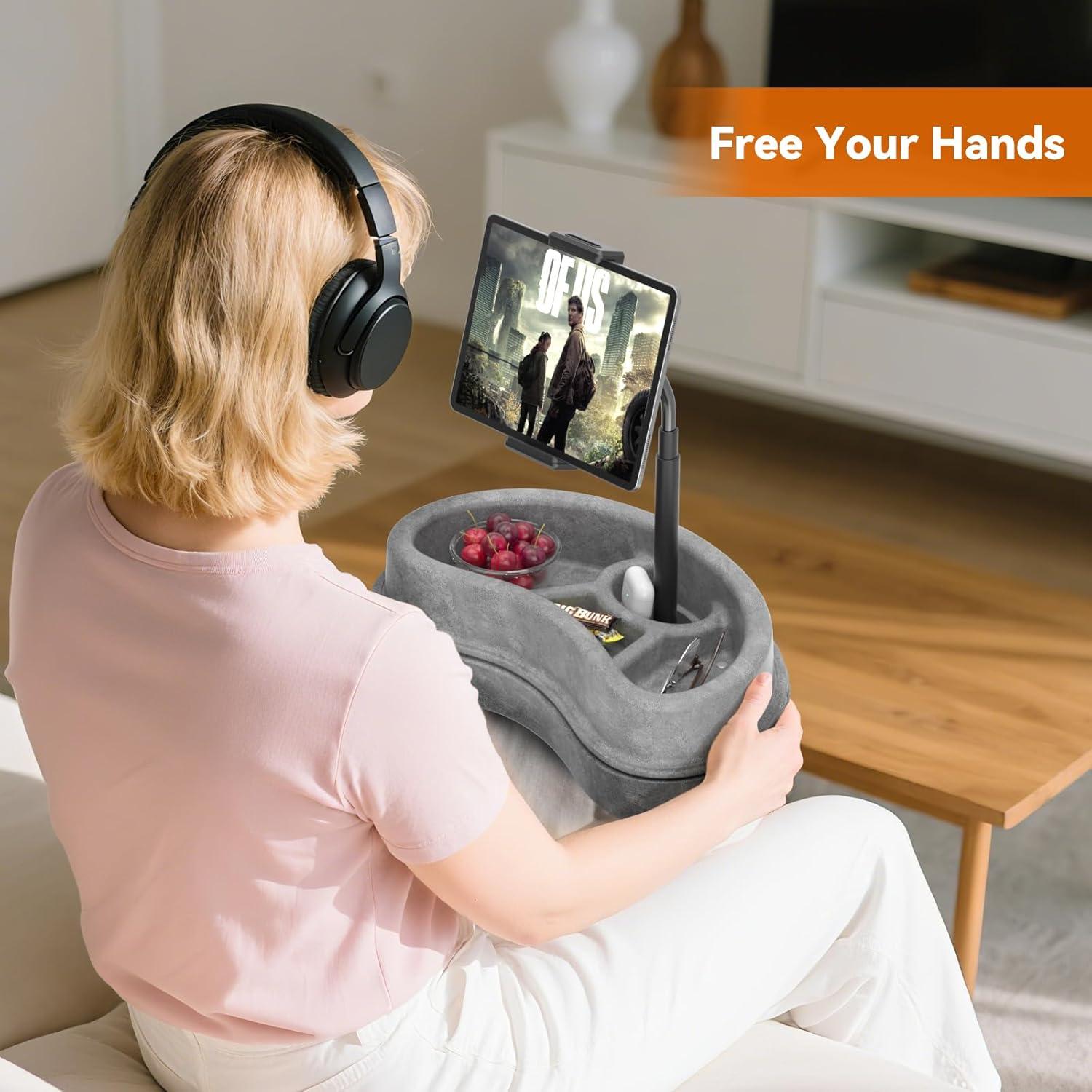 Soporte de Almohada para Tableta KDD 2 en 1 Ajustable 360°