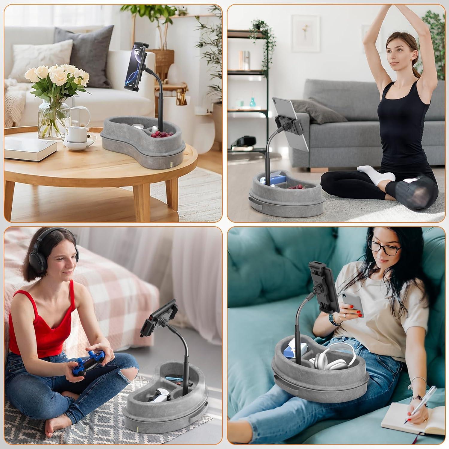 Soporte de Almohada para Tableta KDD 2 en 1 Ajustable 360°