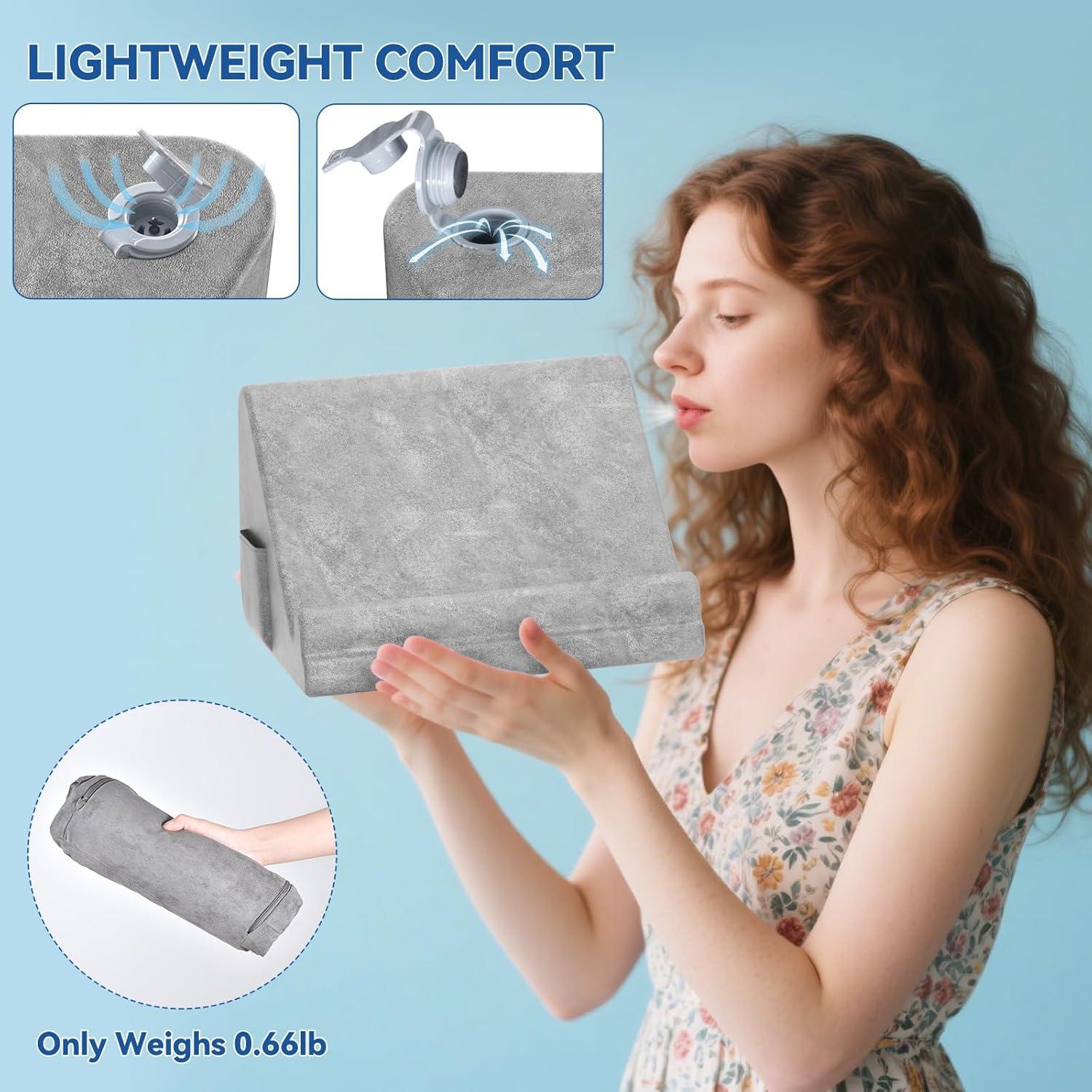 Soporte de Almohada Inflable KDD para Tabletas y Teléfonos