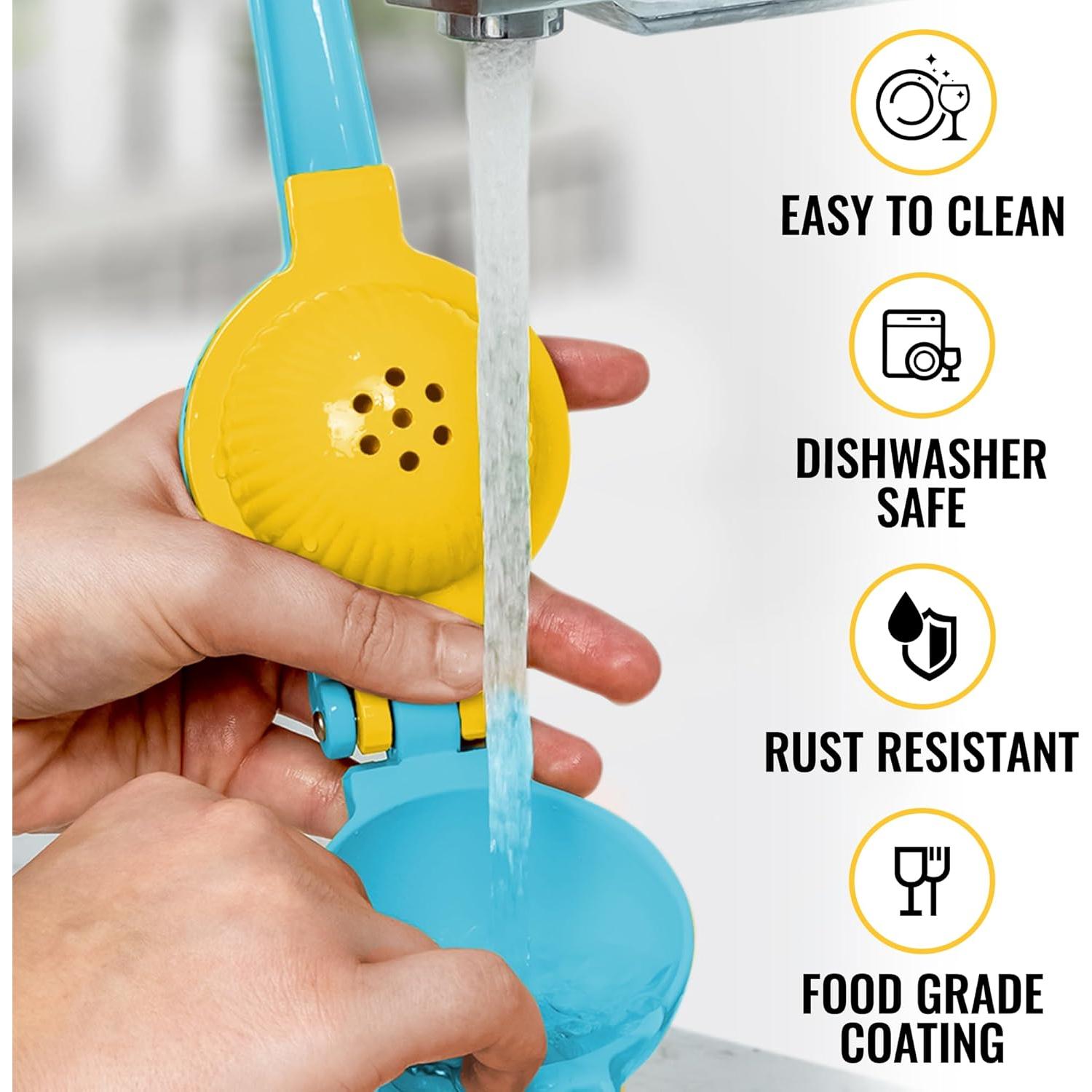 Exprimidor Manual Zulay 2-en-1 de Limón y Lima - Acero Inoxidable