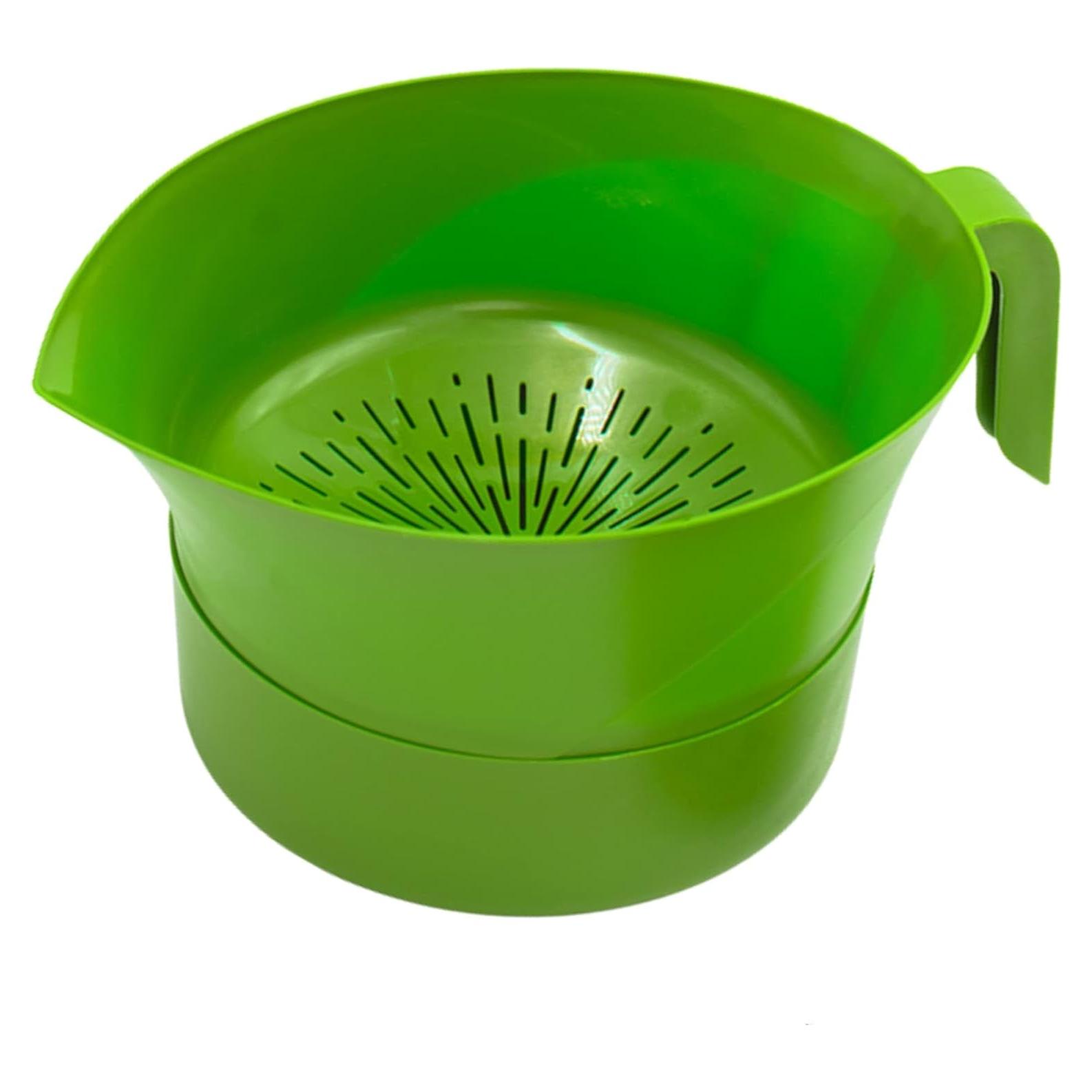 Juego de Coladores de Cocina Easy Greasy - Filtra Grasa y Lava Alimentos