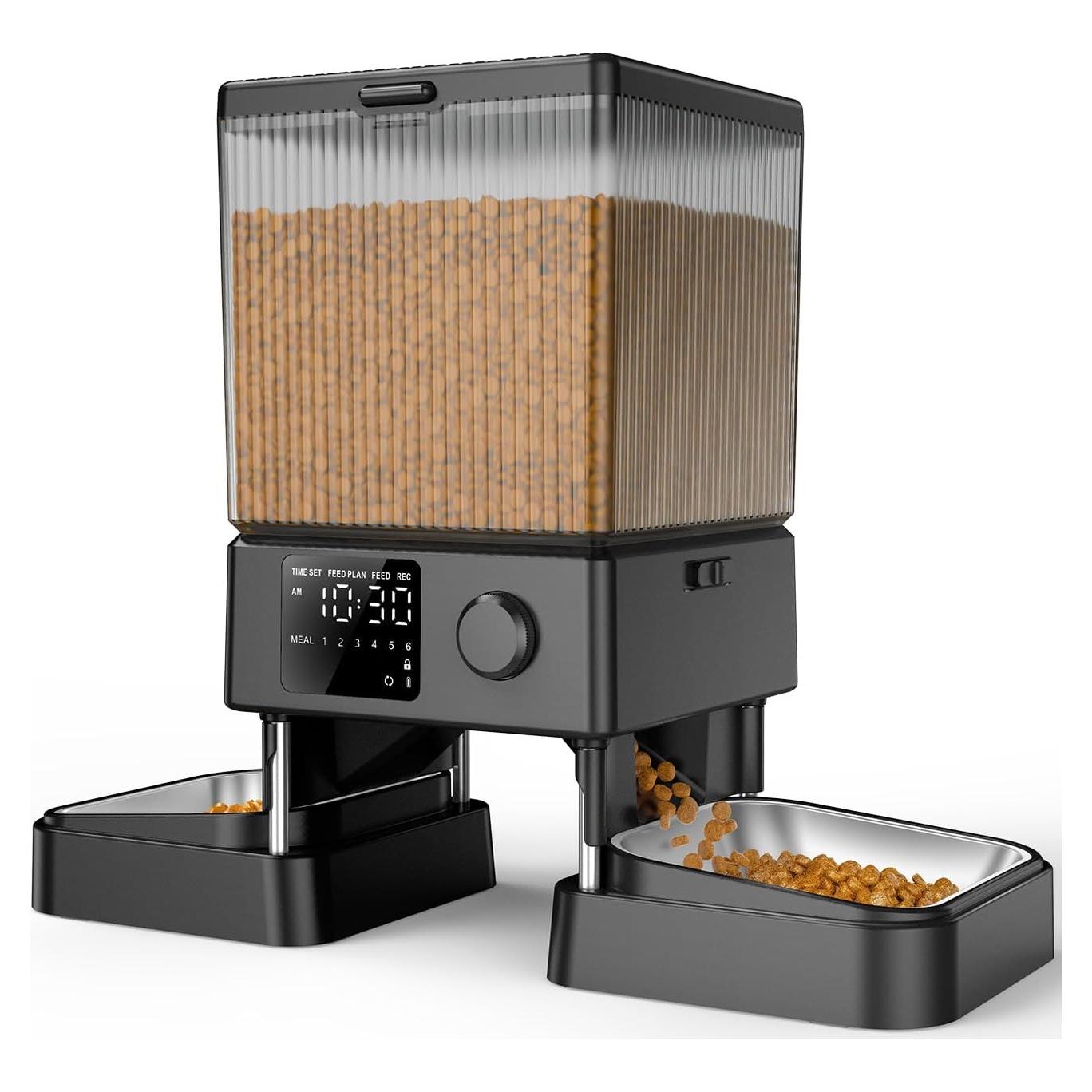 Comedero Automático Oneisall para 2 Gatos 5L Temporizado