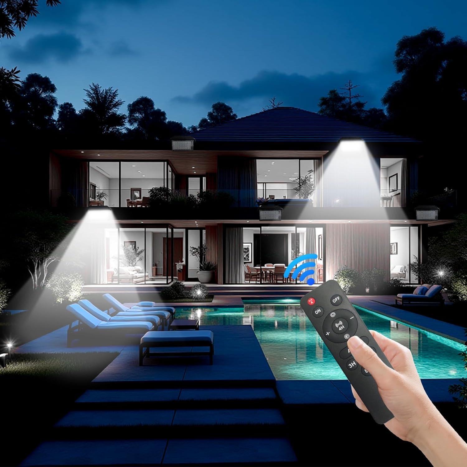 Foco Solar LED Inundación 50W CREATESTAR con Control Remoto