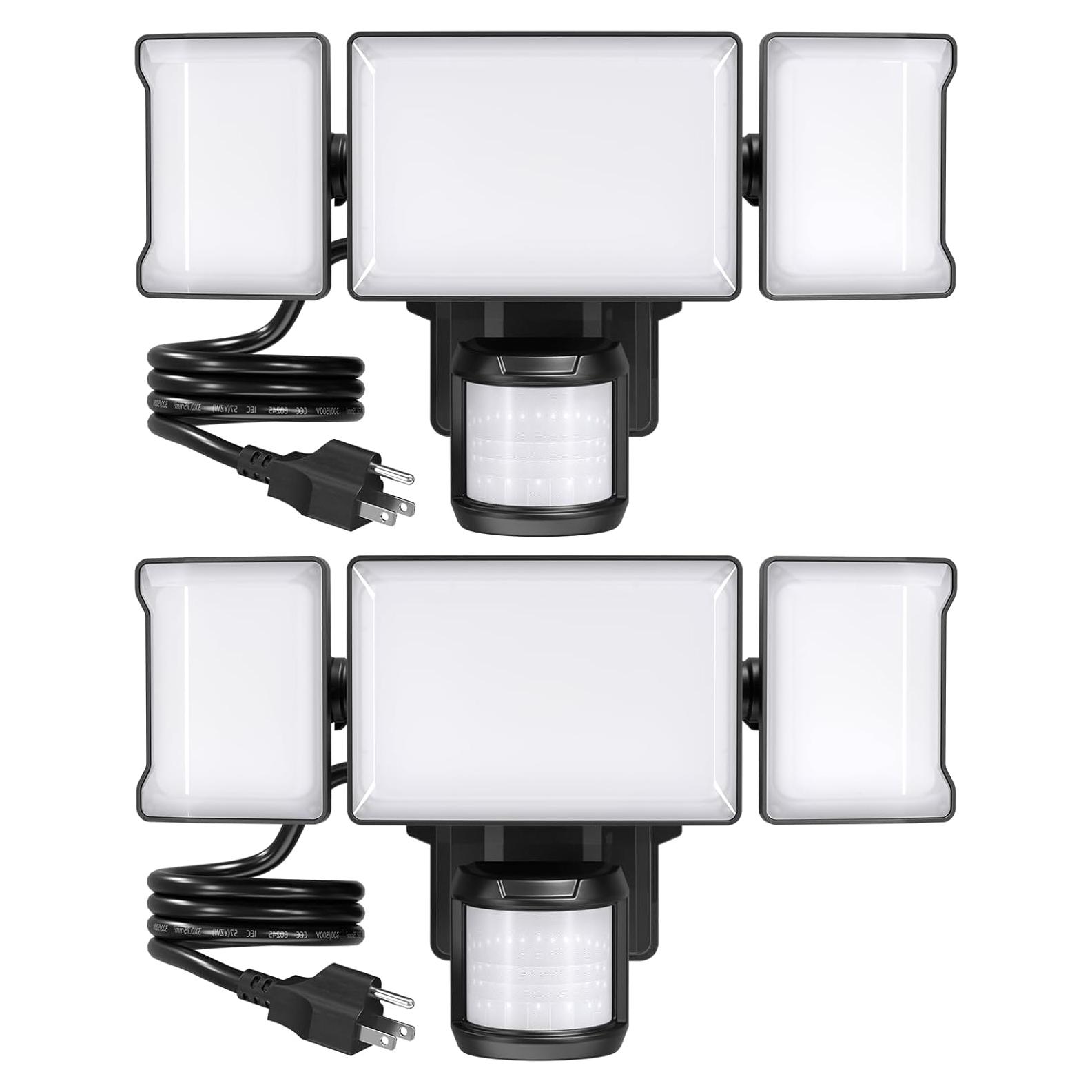 Luz de Inundación LED Olafus 75W con Sensor de Movimiento, 7500LM